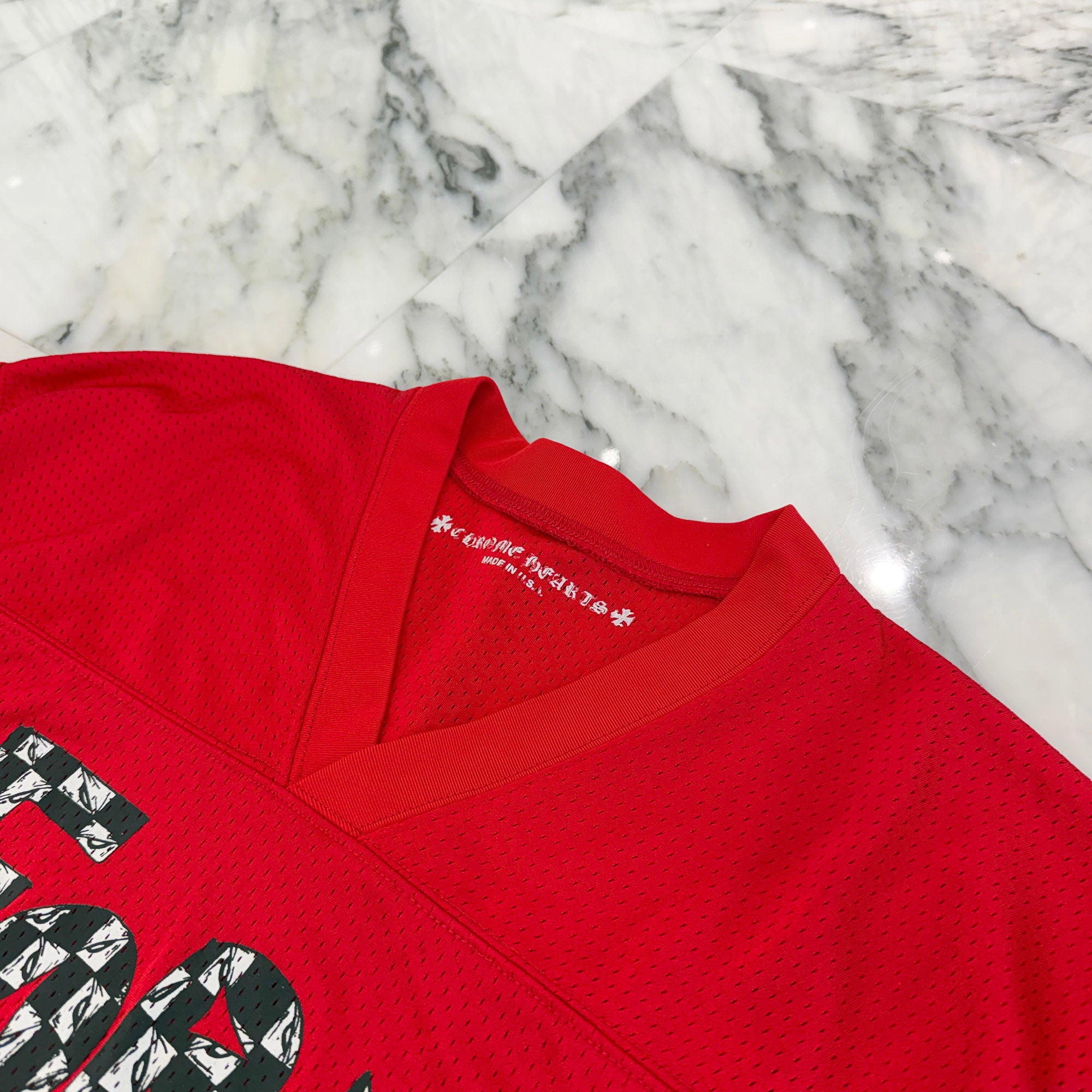 CHROME HEARTS Matty "TEAM" Mesh Warm Up Jersey Size XXL クロムハーツ マッティ "チーム" メッシュウォームアップジャージー サイズXXL