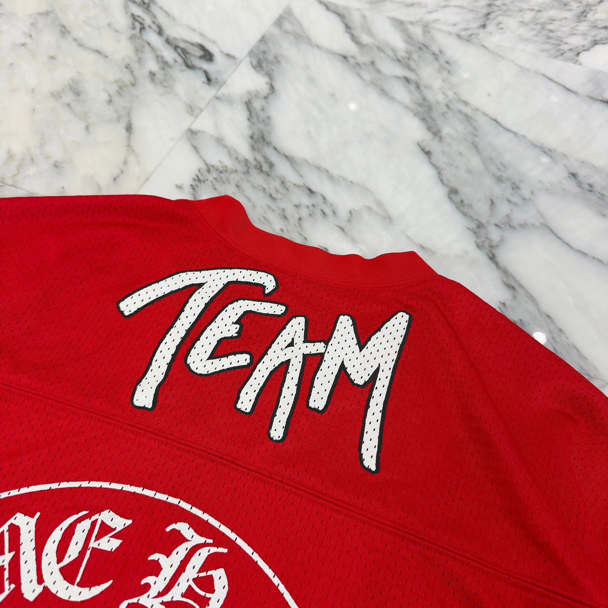 CHROME HEARTS Matty "TEAM" Mesh Warm Up Jersey Size XXL クロムハーツ マッティ "チーム" メッシュウォームアップジャージー サイズXXL