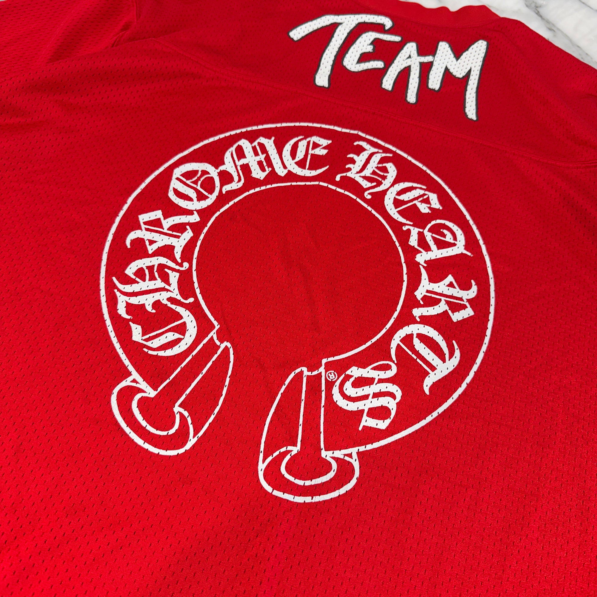 CHROME HEARTS Matty "TEAM" Mesh Warm Up Jersey Size XXL クロムハーツ マッティ "チーム" メッシュウォームアップジャージー サイズXXL