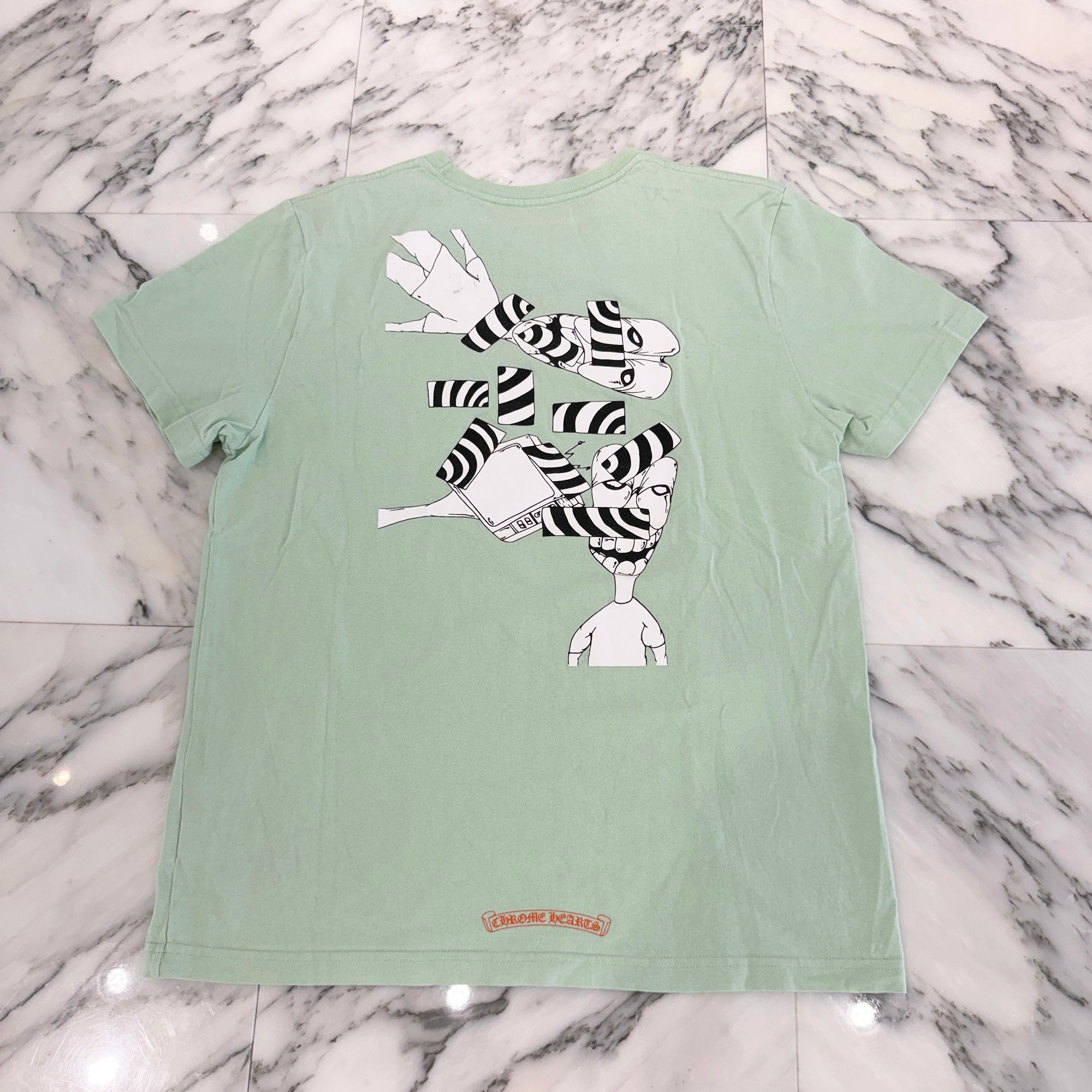 CHROME HEARTS × MATTY BOY PPO SEAFORM GRN Tee Size L クロムハーツ × マッティボーイ PPO シーフォーム Tシャツ サイズL