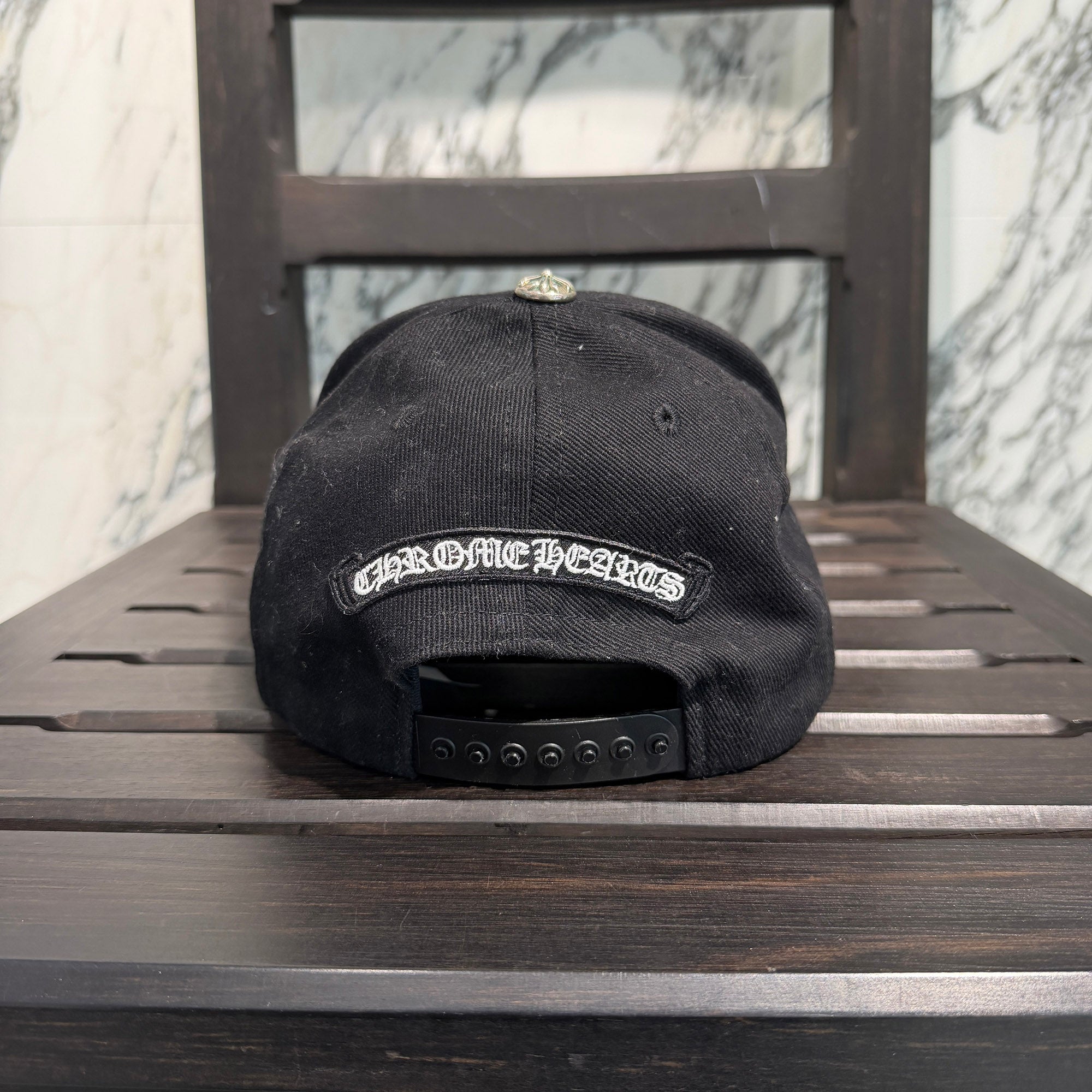 CHROME HEARTS RS3 Cross Embroidery Trucker Cap Size ONE SIZE (53-60) クロムハーツ RS3クロス刺繡 トラッカーキャップ ワンサイズ (53-60)