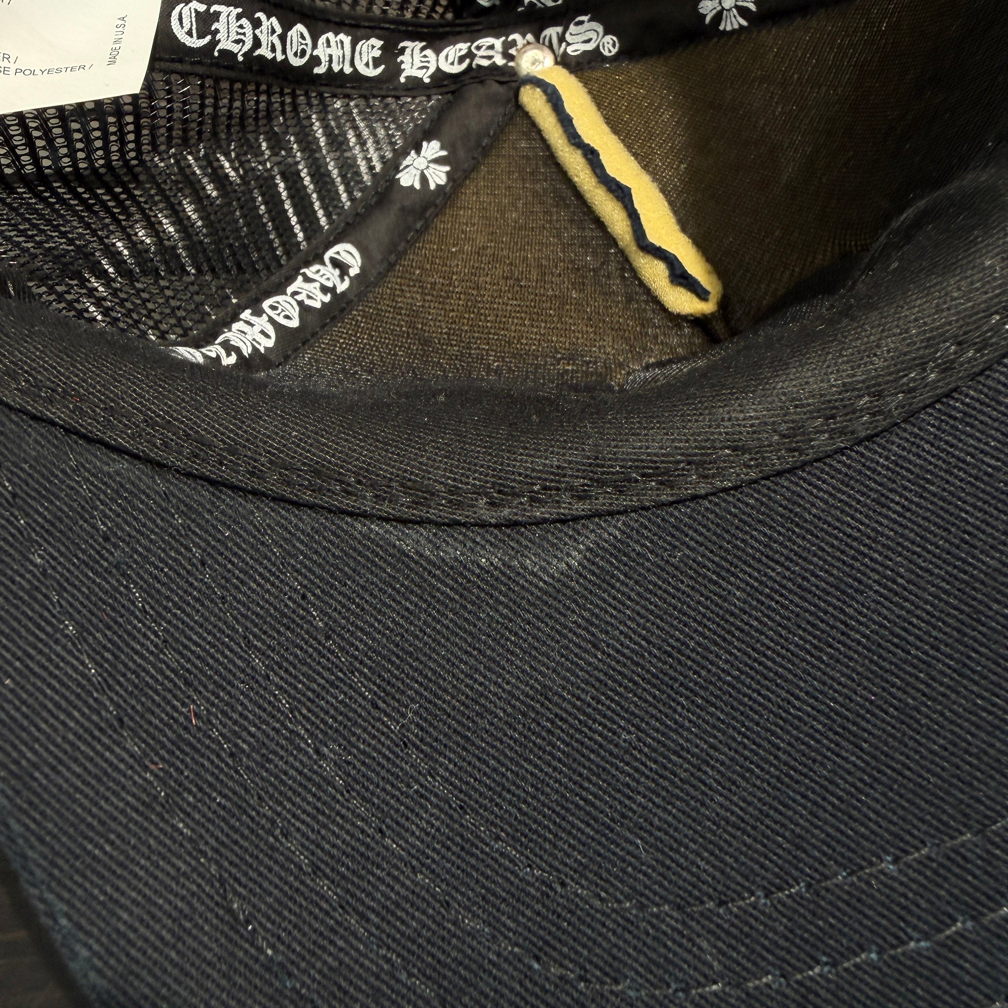 CHROME HEARTS × MATTY BOY Matty Boy Striped Heart Trucker Mesh Cap Size ONE SIZE (53-60) クロムハーツ × マッティボーイ ストライプハート トラッカーメッシュキャップ ONE SIZE (53-60)