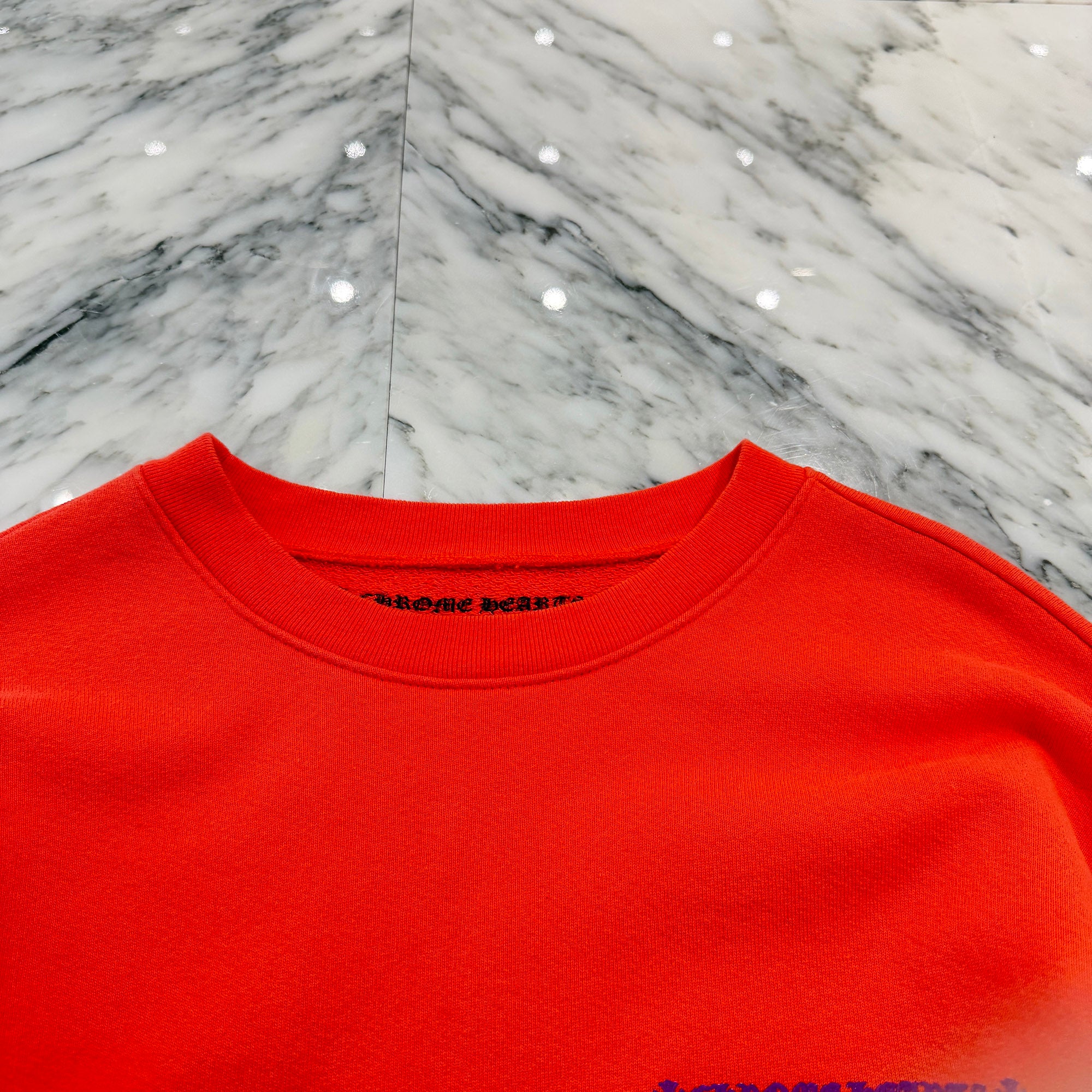 CHROME HEARTS × MATTY BOY 2023SS Sadistic Lipstick Sweatshirt Size L クロムハーツ × マッティボーイ サディスティックリップスティック クルーネックスウェットシャツ サイズL