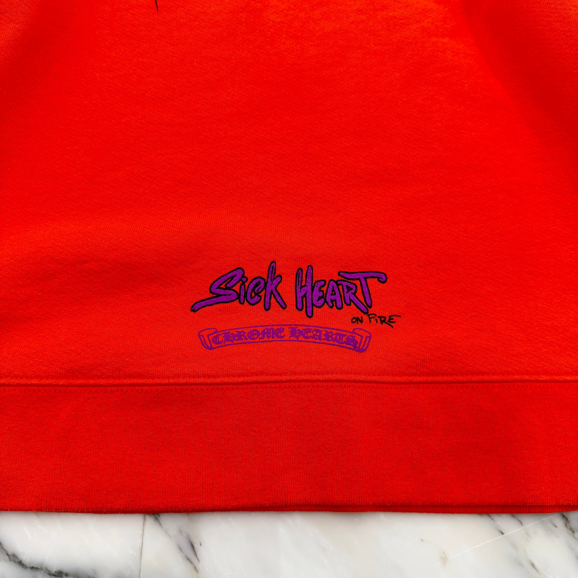 CHROME HEARTS × MATTY BOY 2023SS Sadistic Lipstick Sweatshirt Size L クロムハーツ × マッティボーイ サディスティックリップスティック クルーネックスウェットシャツ サイズL