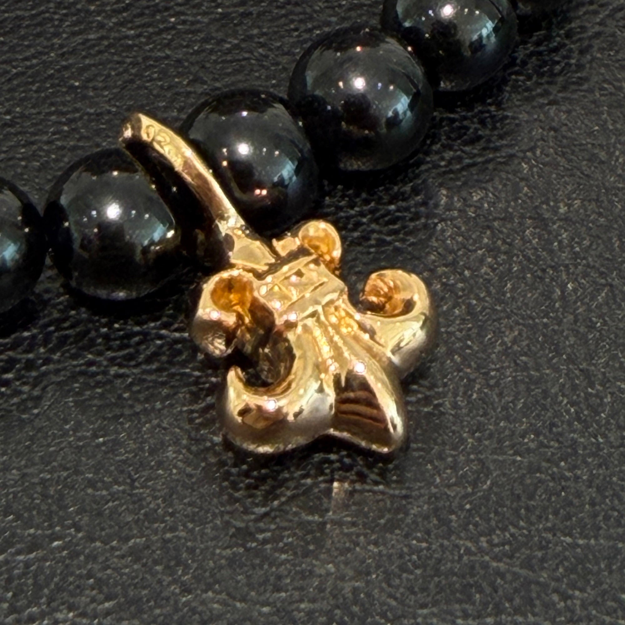 CHROME HEARTS 22K CH Logo BS Flare Beads Bracelet クロムハーツ 22K CHロゴ BSフレア ビーズブレスレット