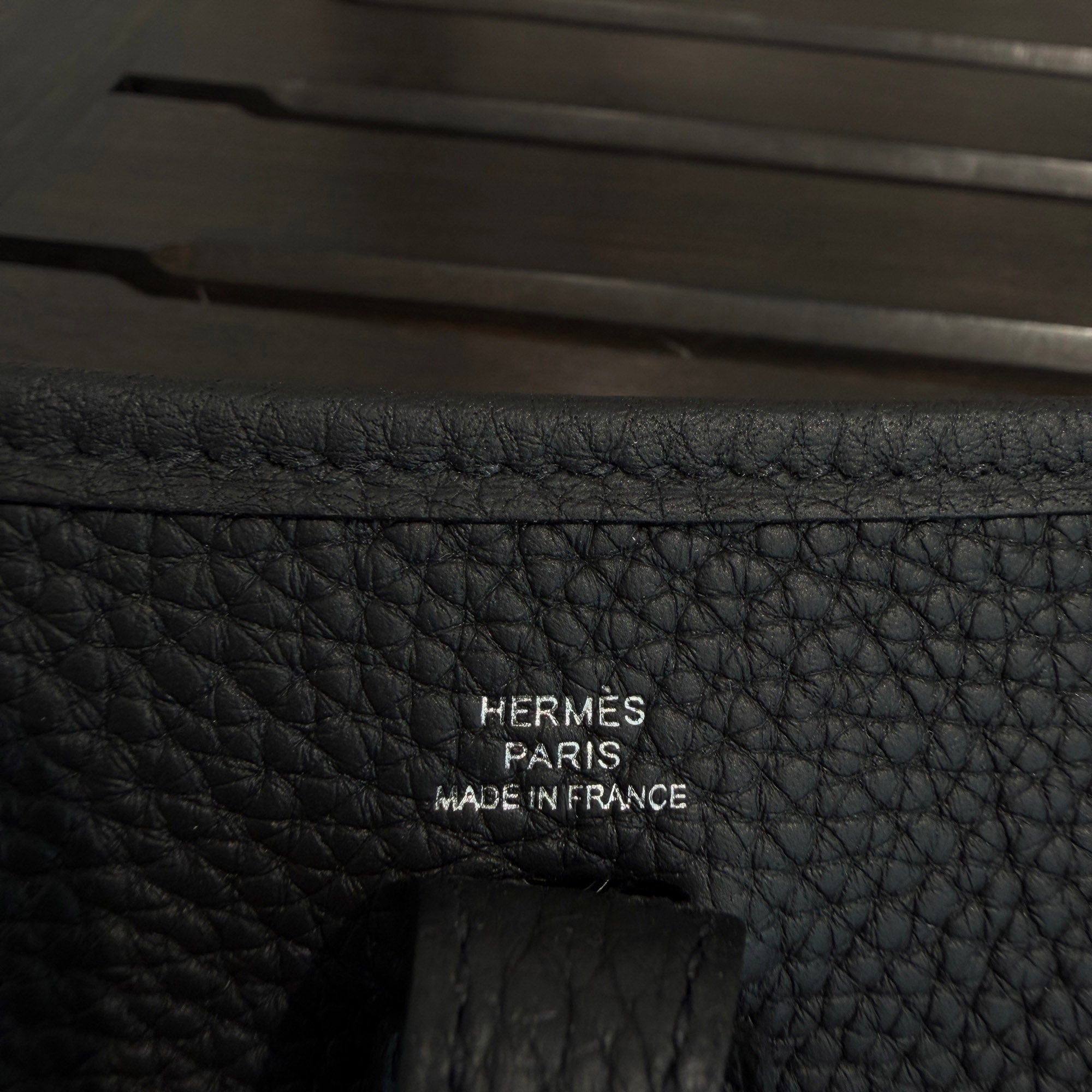 HERMES Evelyn Amazon TPM " NOIR " K刻印 エルメス エブリン アマゾン TPM "ノワール" レザーショルダーバッグ