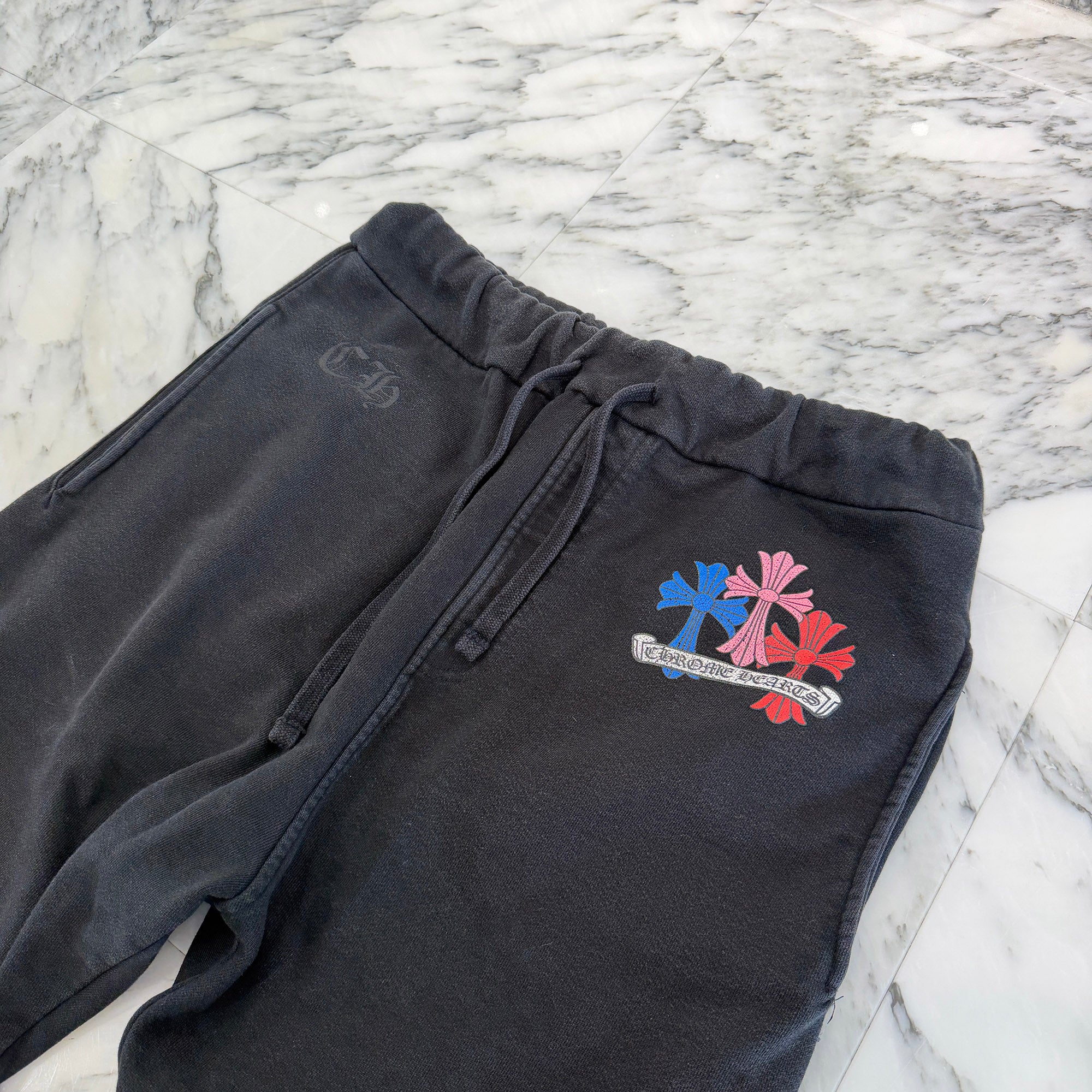 CHROME HEARTS MLTCOL CEM Sweat Long Pants Size M クロムハーツ マルチカラー セメタリークロス スウェットロングパンツ サイズM