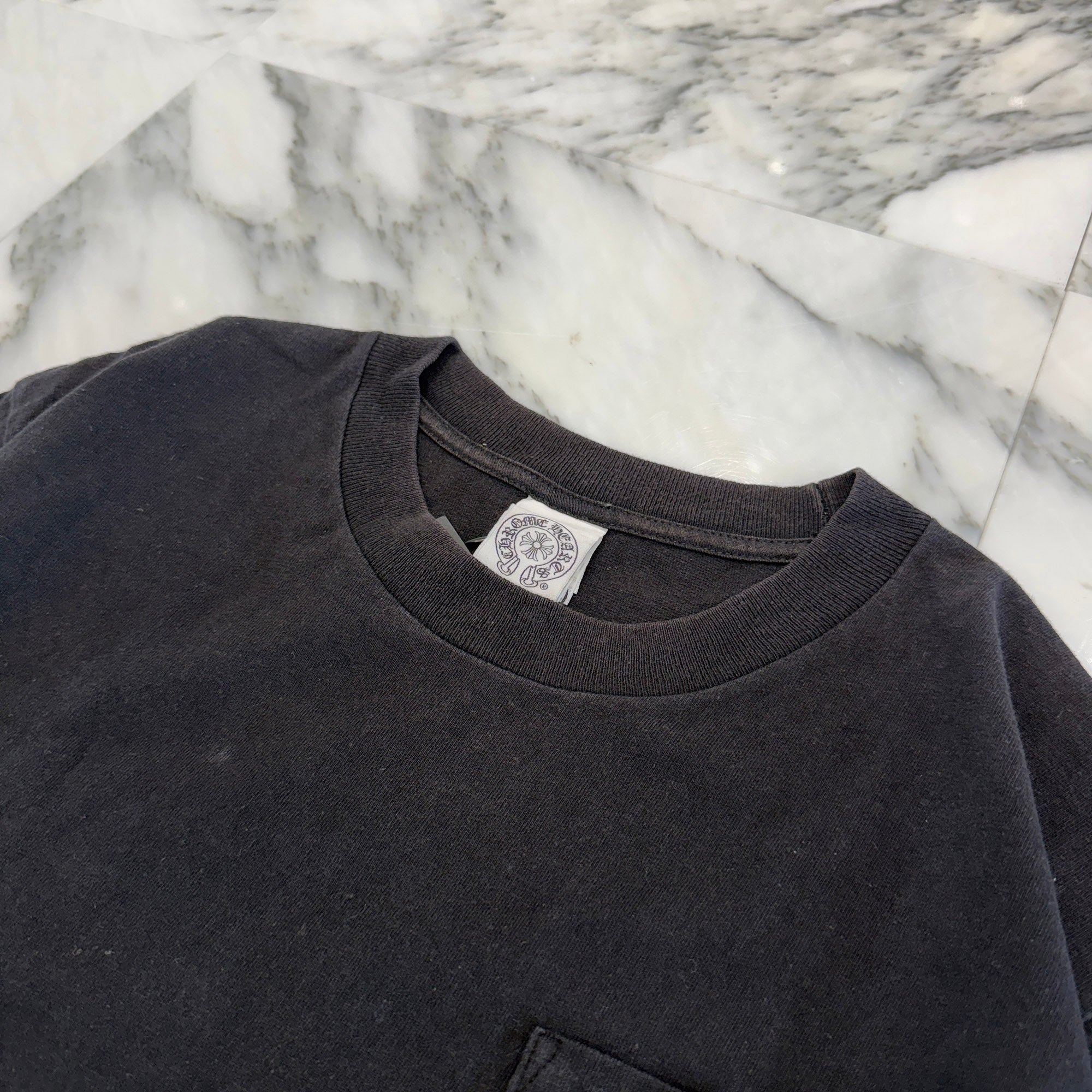 CHROME HEARTS カットソー バックロゴ サイドスター ラグラン M CHROME HEARTS Back T Bar Logo Side Star Tee Size M クロムハーツ