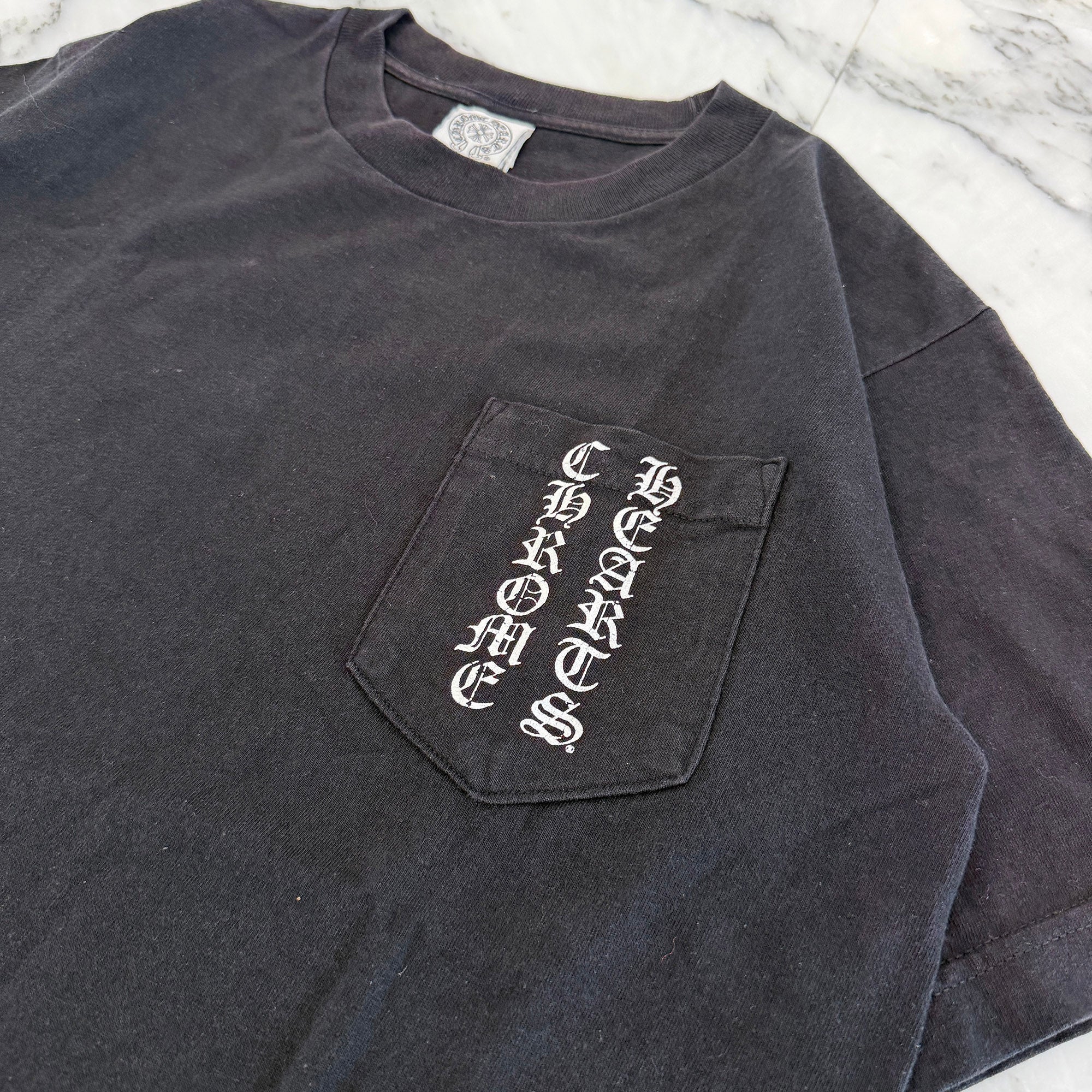 CHROME HEARTS Back T Bar Logo Side Star Tee Size M クロムハーツ バック Tバー ロゴ サイドスター Tシャツ サイズM