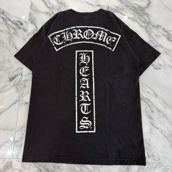 CHROME HEARTS Back T Bar Logo Side Star Tee Size M クロムハーツ バック Tバー ロゴ サイドスター Tシャツ サイズM