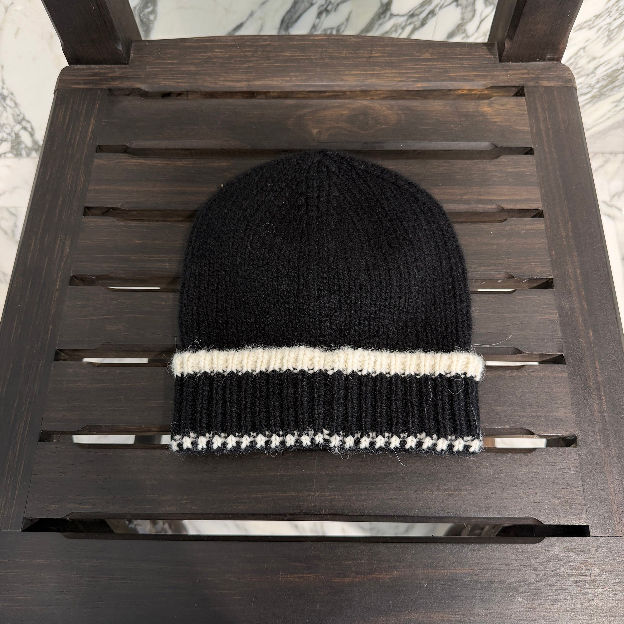CHANEL Métiers D'Art Collection 26A Coco Mark Cashmere Knit Beanie AAC078 B25064 UB312 シャネル メティエダール コレクション 26A ココマーク カシミア ニット ビーニー
