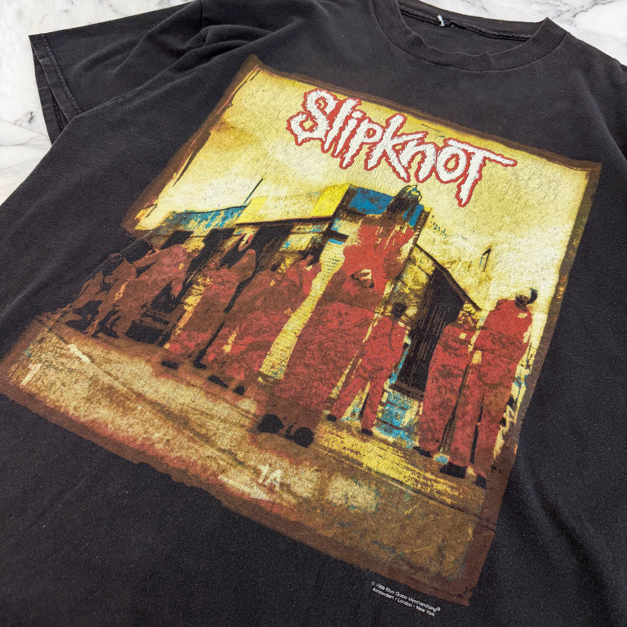 Vintage 90's Slipknot "1st Album Blue Grape" Tee ヴィンテージ 90's スリップノット "1st アルバム ブルー グレープ" Tシャツ
