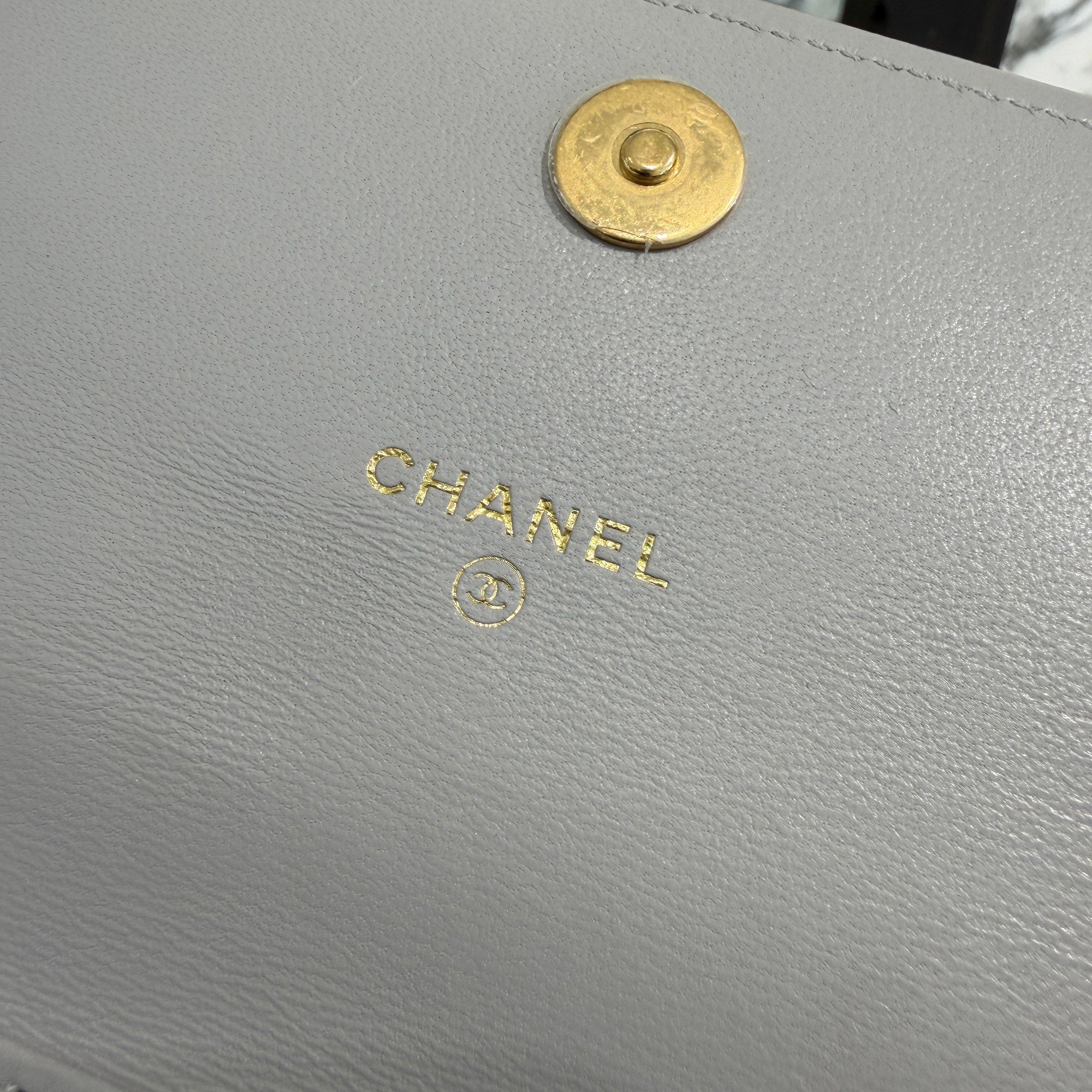 CHANEL 2022AW 22B Coco Mark Matelassé Chain Wallet Clutch Shoulder Bag AP2932 シャネル 22B ココマーク マトラッセ チェーン ウォレット クラッチ シャルダーバッグ