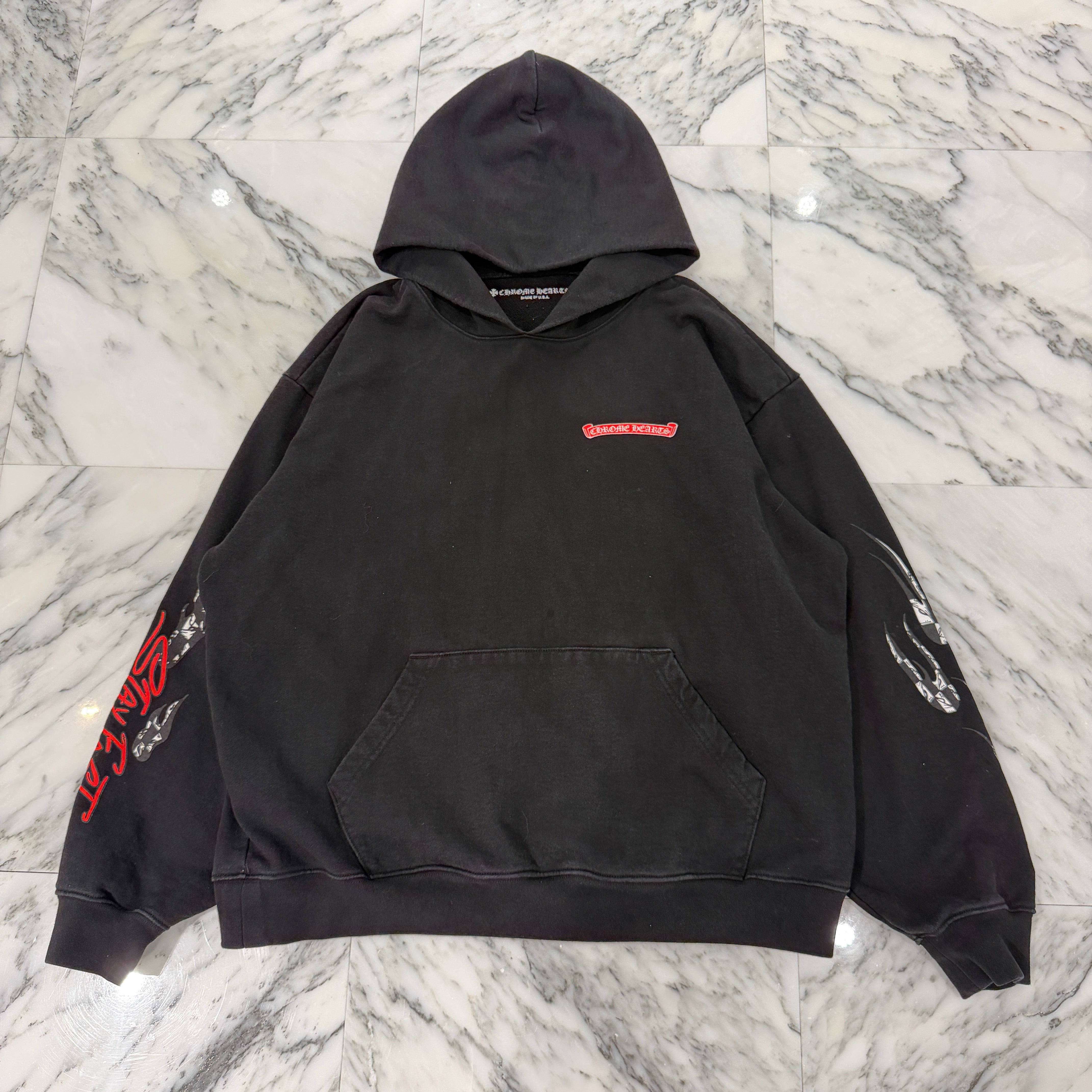 CHROME HEARTS × MATTY BOY PPO STAY FAST RACE TEAM Pullover Hoodie Size XXL クロムハーツ × マッティボーイ PPO スティファスト レースチーム プルオーバーフーディー サイズXXL
