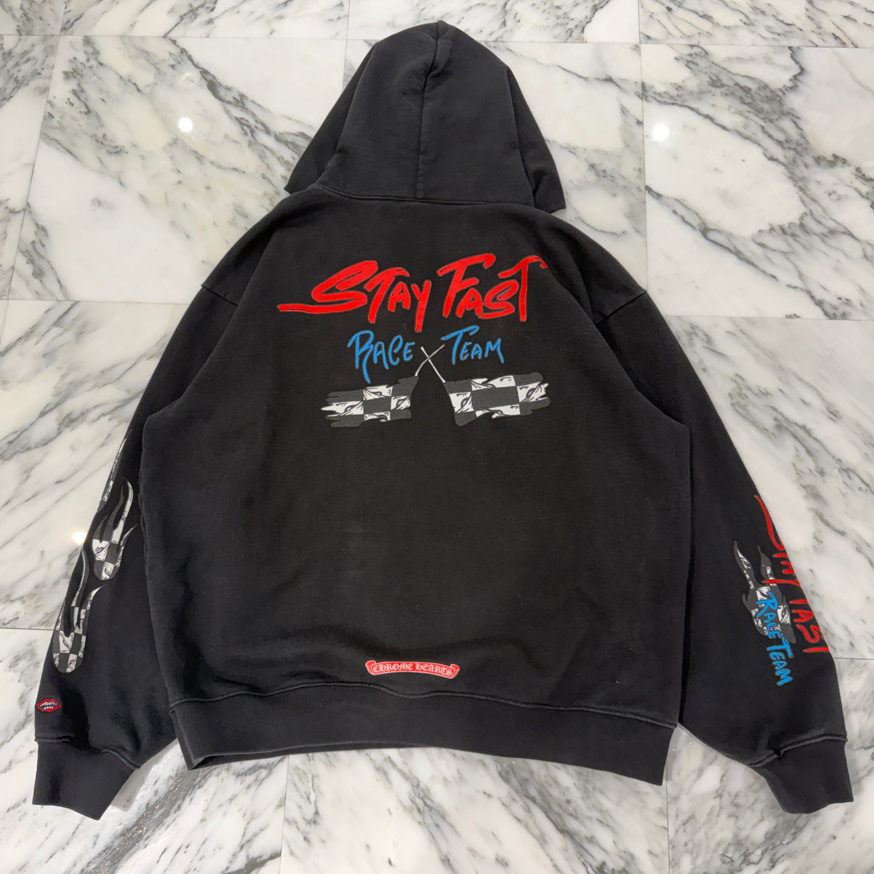 CHROME HEARTS × MATTY BOY PPO STAY FAST RACE TEAM Pullover Hoodie Size XXL クロムハーツ × マッティボーイ PPO スティファスト レースチーム プルオーバーフーディー サイズXXL