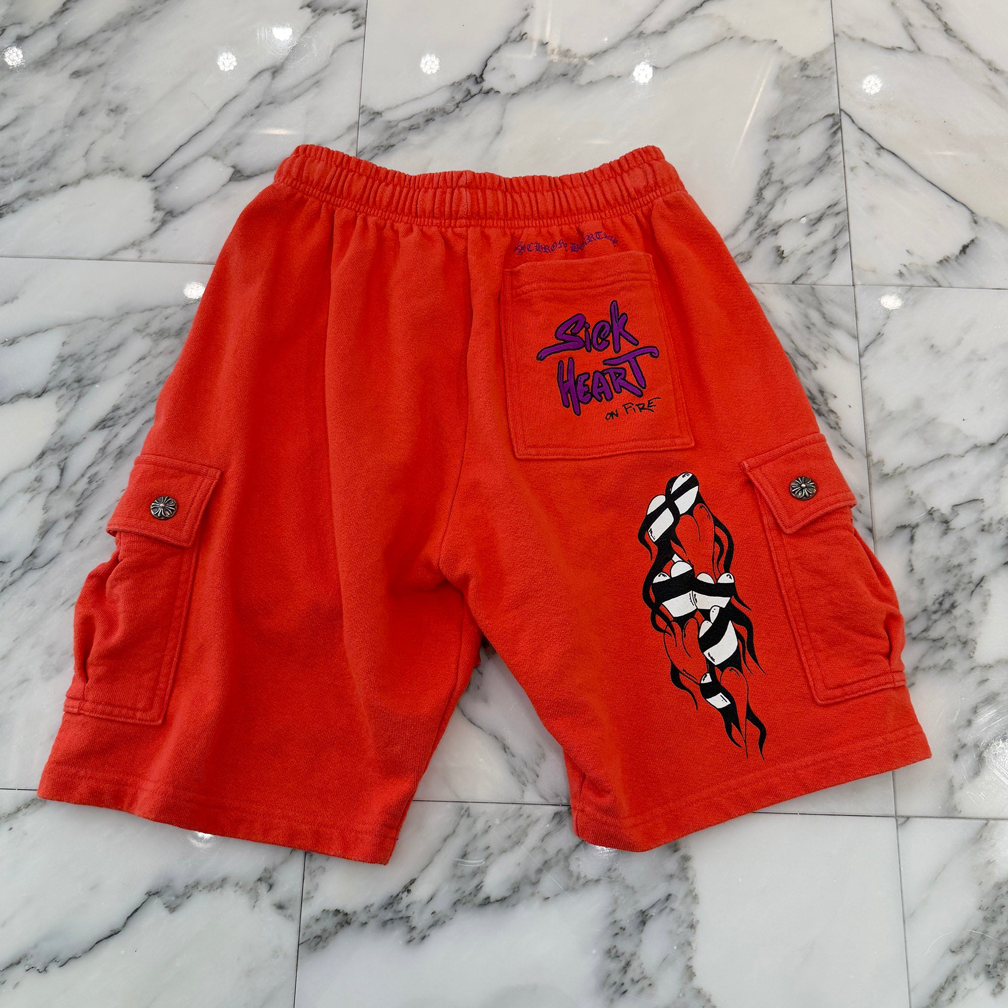 CHROME HEARTS × MATTY BOY 2023SS Sadistic Lipstick Half Pants Size S クロムハーツ × マッティボーイ サディスティック リップスティック ハーフパンツ サイズS