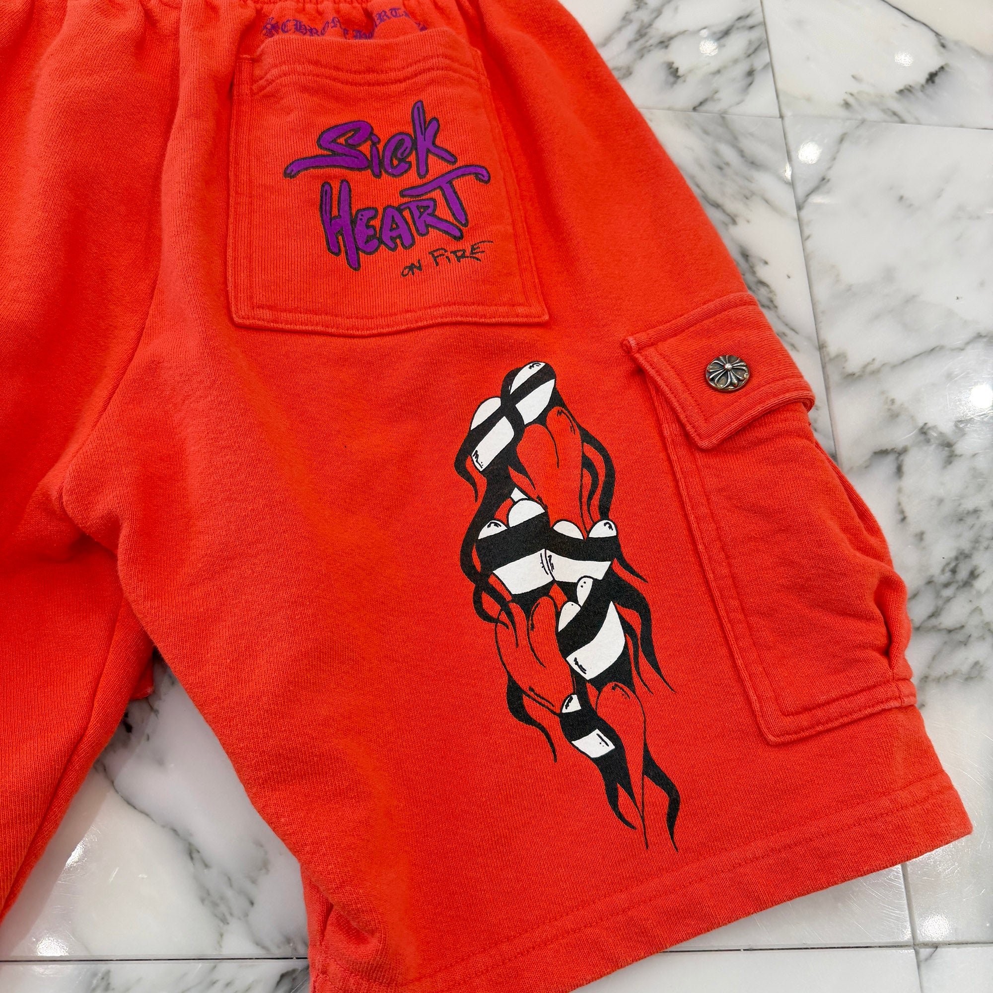 CHROME HEARTS × MATTY BOY 2023SS Sadistic Lipstick Half Pants Size S クロムハーツ × マッティボーイ サディスティック リップスティック ハーフパンツ サイズS