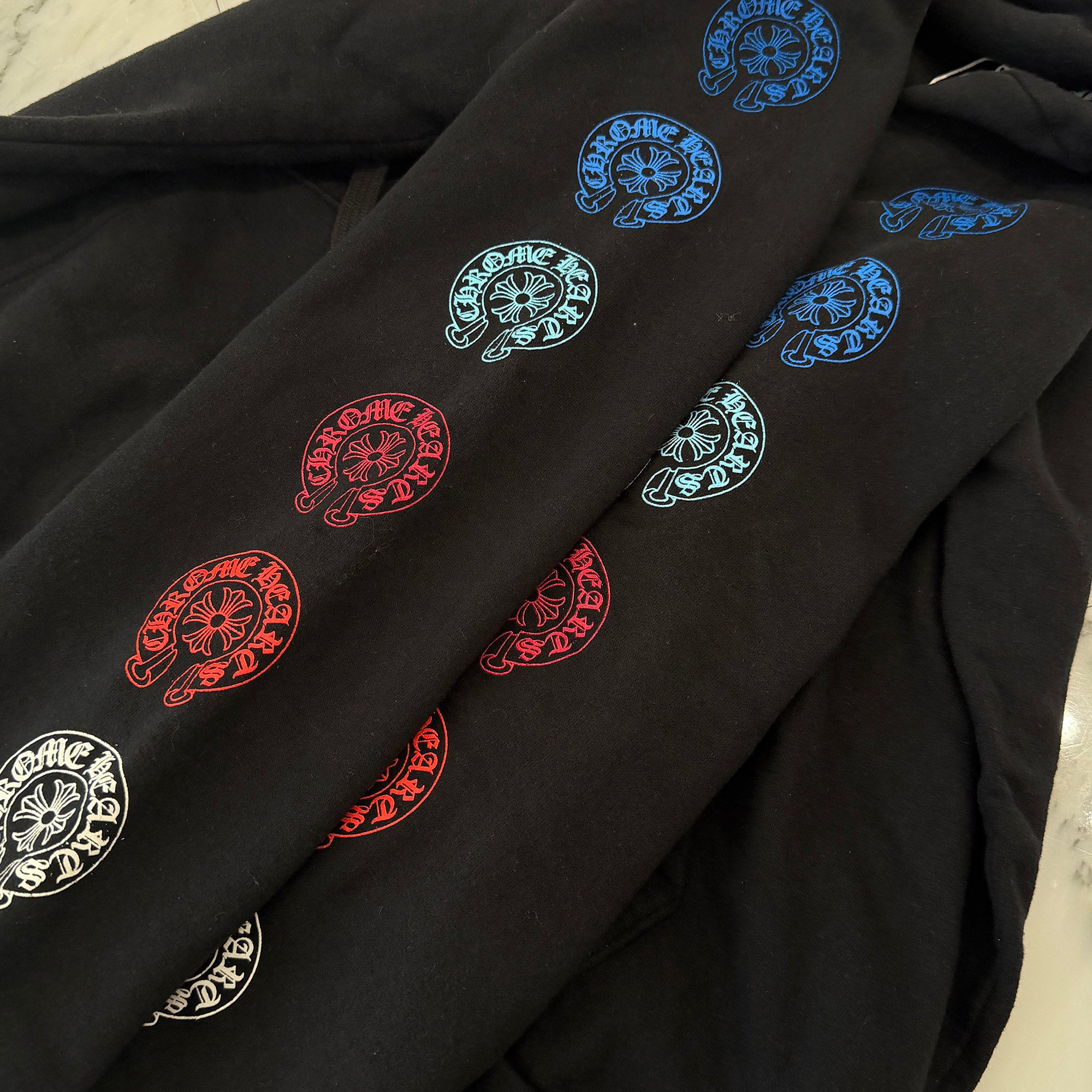 CHROME HEARTS 2022SS Multi Color Horseshoe Pullover Hoodie Size M クロムハーツ マルチカラーホースシュー プルオーバーフーディ サイズM