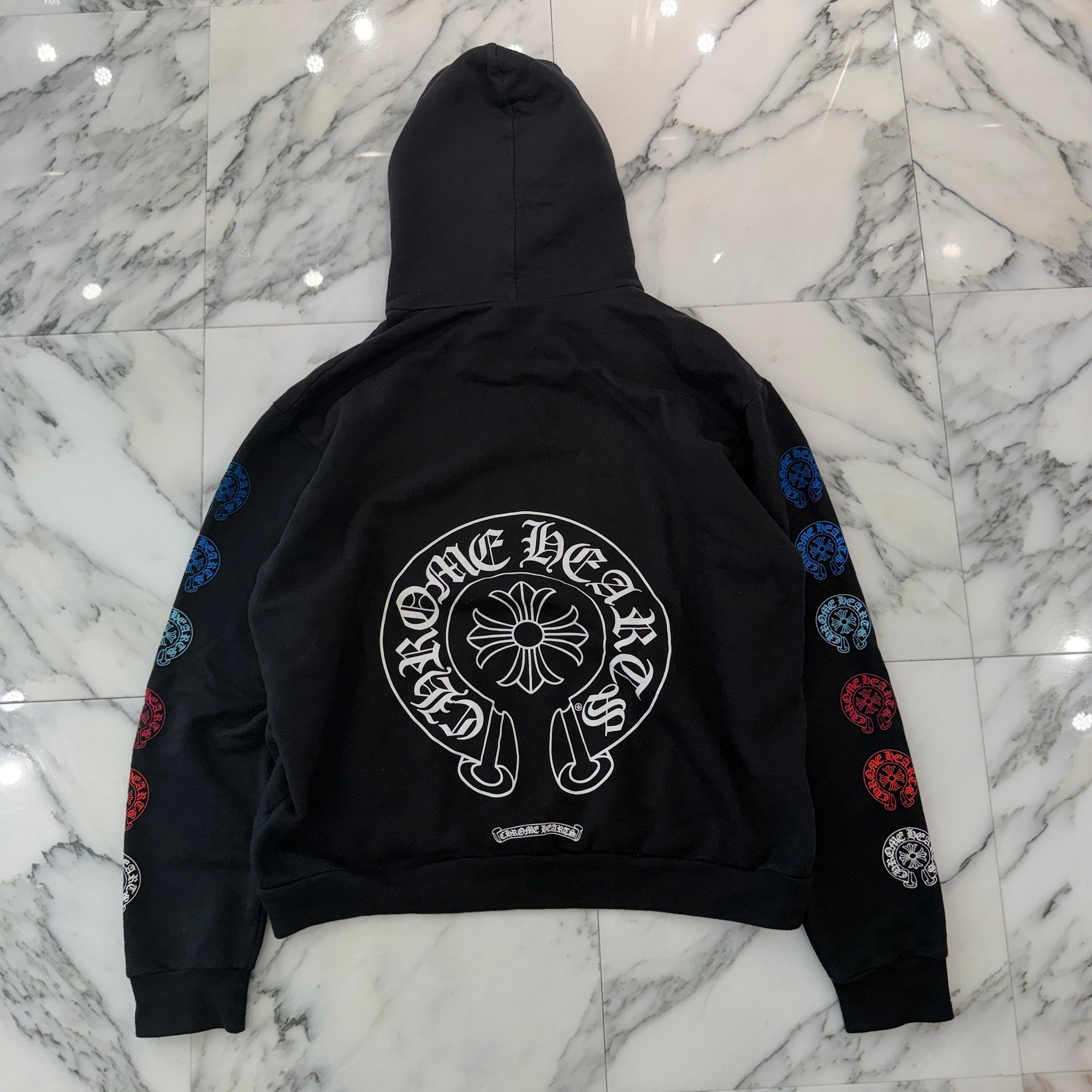 CHROME HEARTS 2022SS Multi Color Horseshoe Pullover Hoodie Size M クロムハーツ マルチカラーホースシュー プルオーバーフーディ サイズM