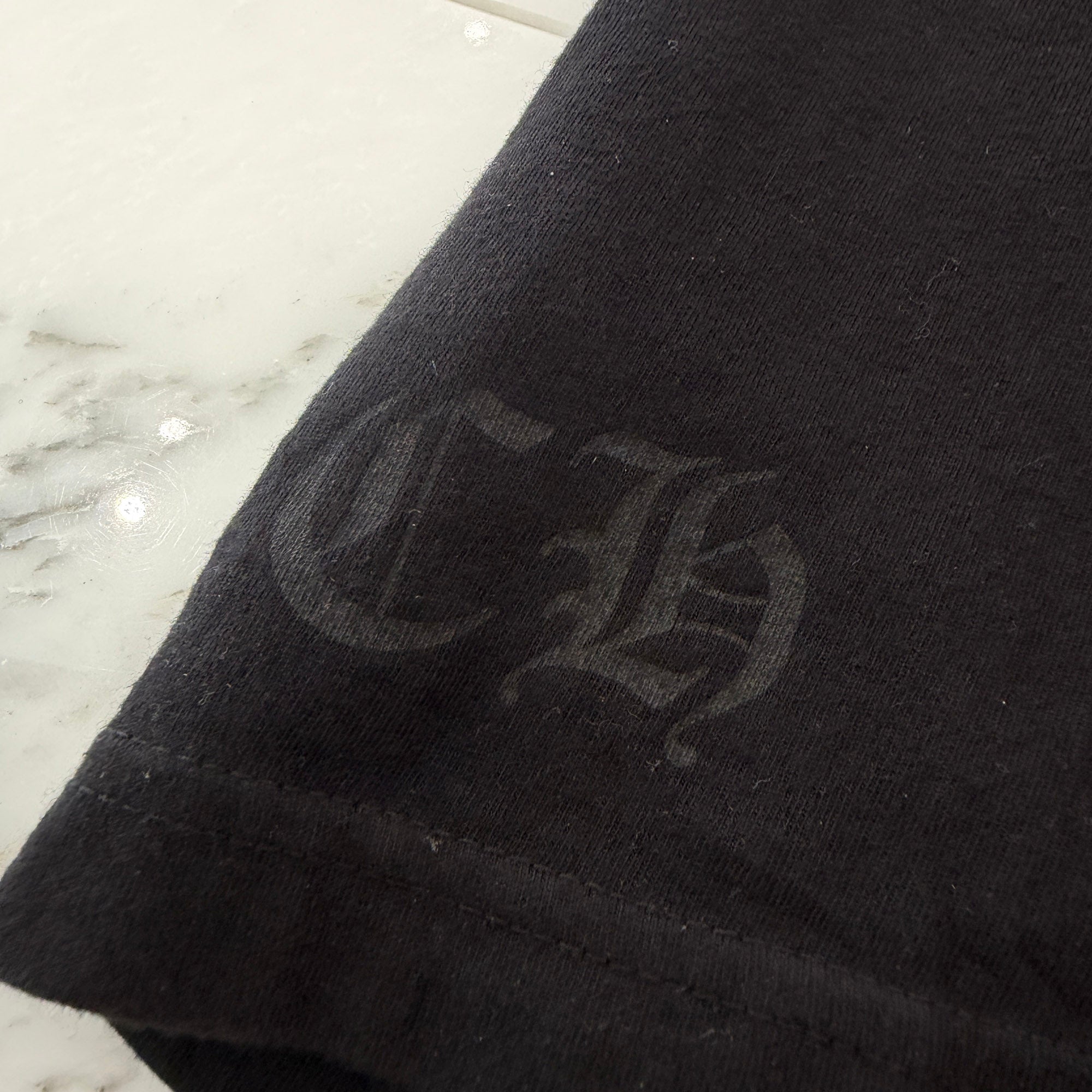 CHROME HEARTS × The Rolling Stones 2024SS Lip Tan Neck Logo Back Scroll Tee Size XXL クロムハーツ × ローリングストーンズ リップアンドタン ネックロゴ バックスクロール Tシャツ サイズXXL
