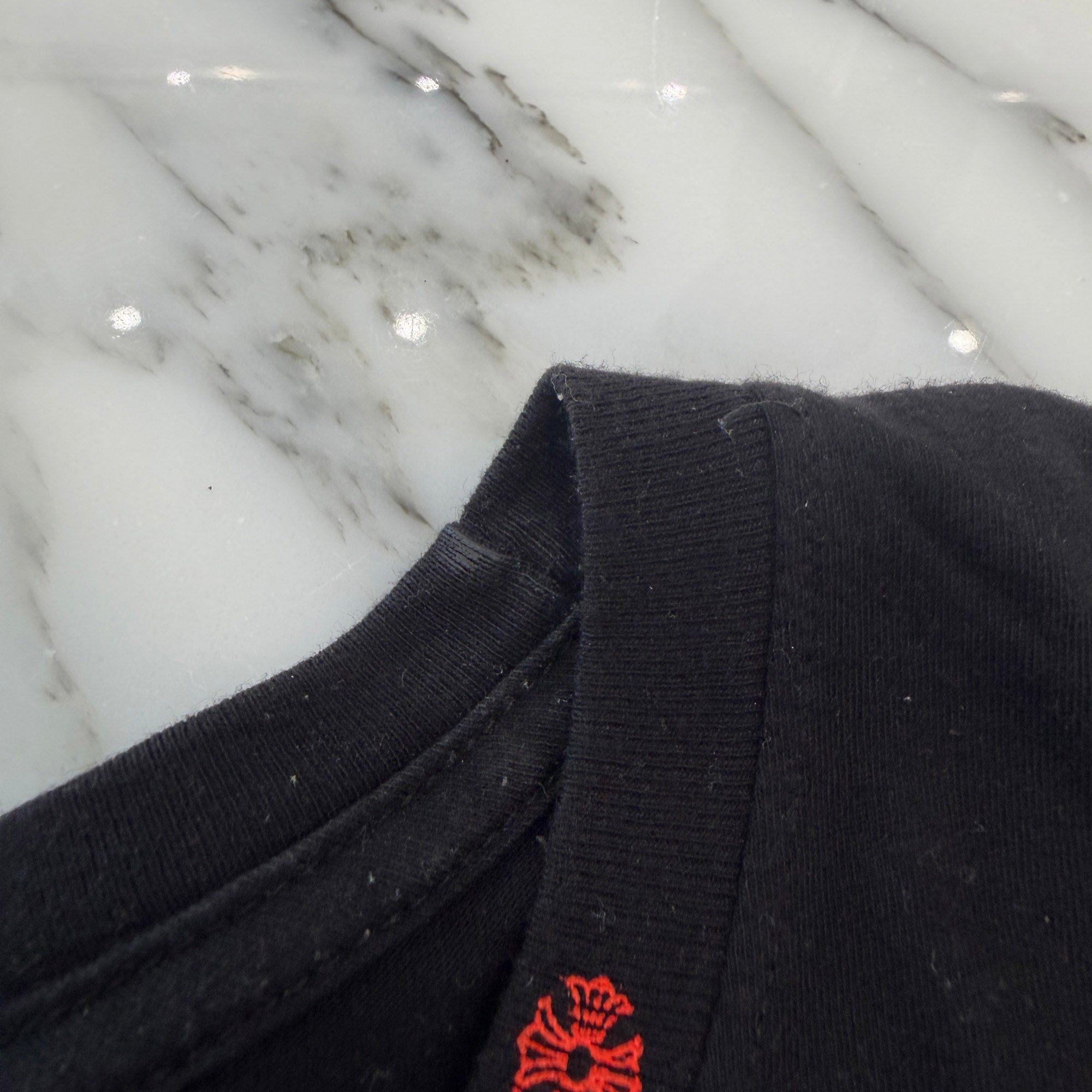 CHROME HEARTS × The Rolling Stones 2024SS Lip Tan Neck Logo Back Scroll Tee Size XXL クロムハーツ × ローリングストーンズ リップアンドタン ネックロゴ バックスクロール Tシャツ サイズXXL