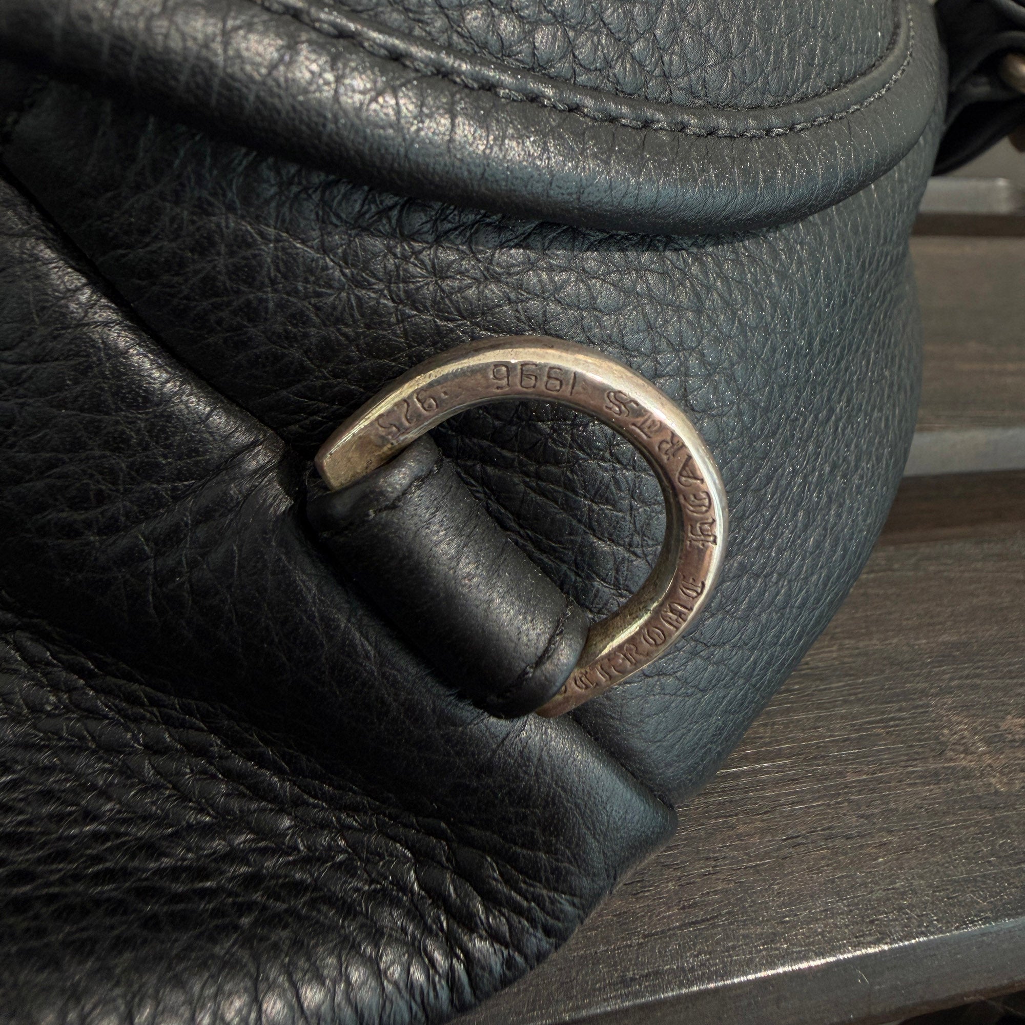 CHROME HEARTS SNAT PACK Leather Shoulder Bag クロムハーツ スナットパック レザー ショルダーバッグ