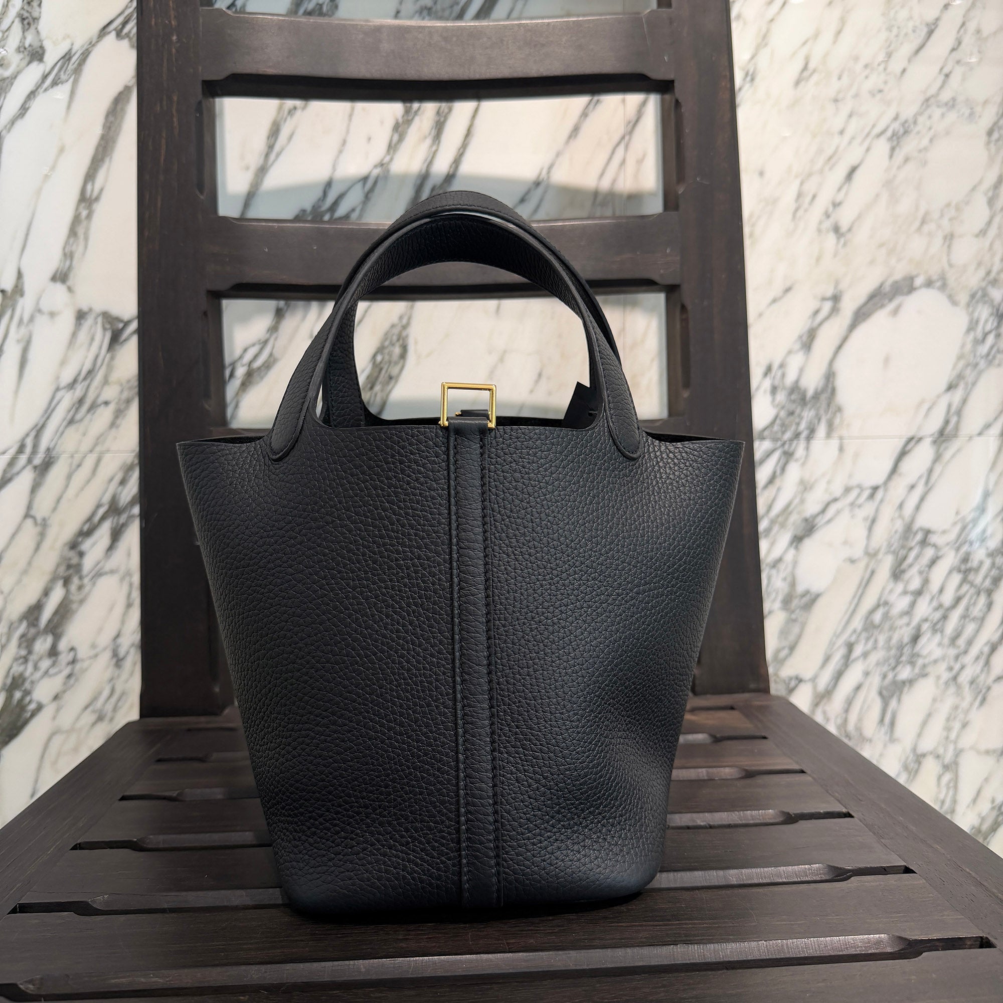 HERMES Picotin Lock PM "NOIR" K刻印 エルメス ピコタンロック PM "ノワール" K刻印