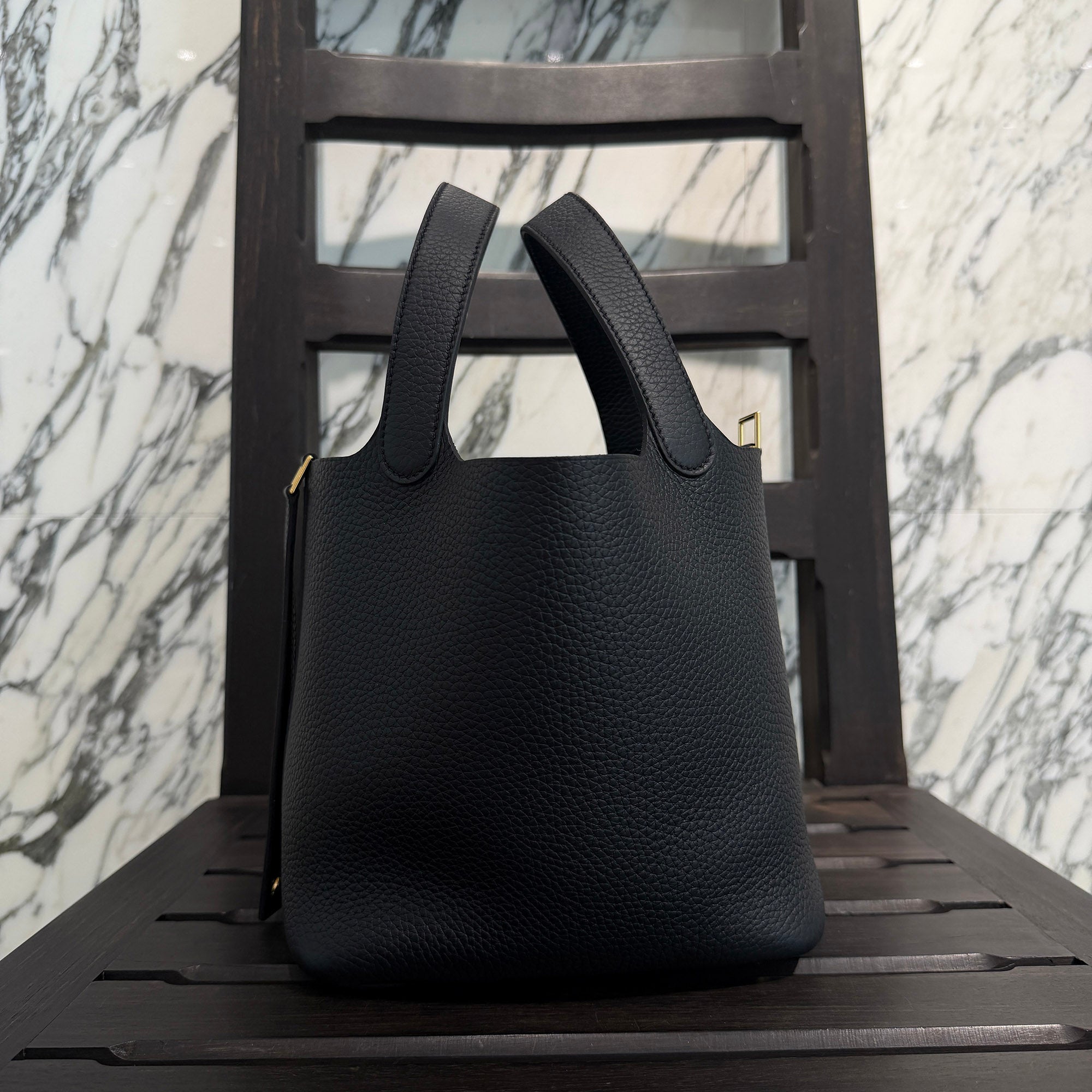 HERMES Picotin Lock PM "NOIR" K刻印 エルメス ピコタンロック PM "ノワール" K刻印