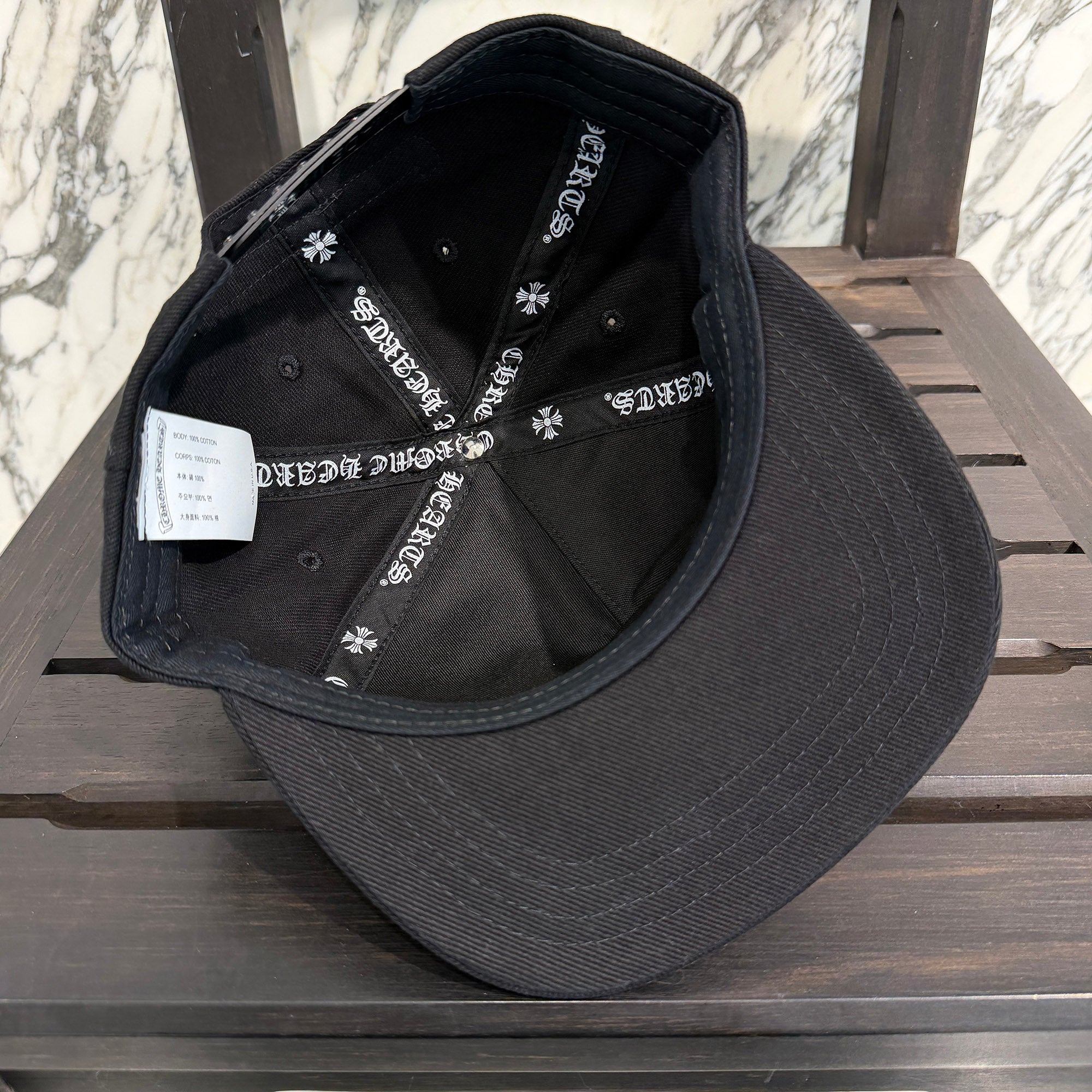 CHROME HEARTS Dagger Denim Baseball Cap Size ONE SIZE (51-61