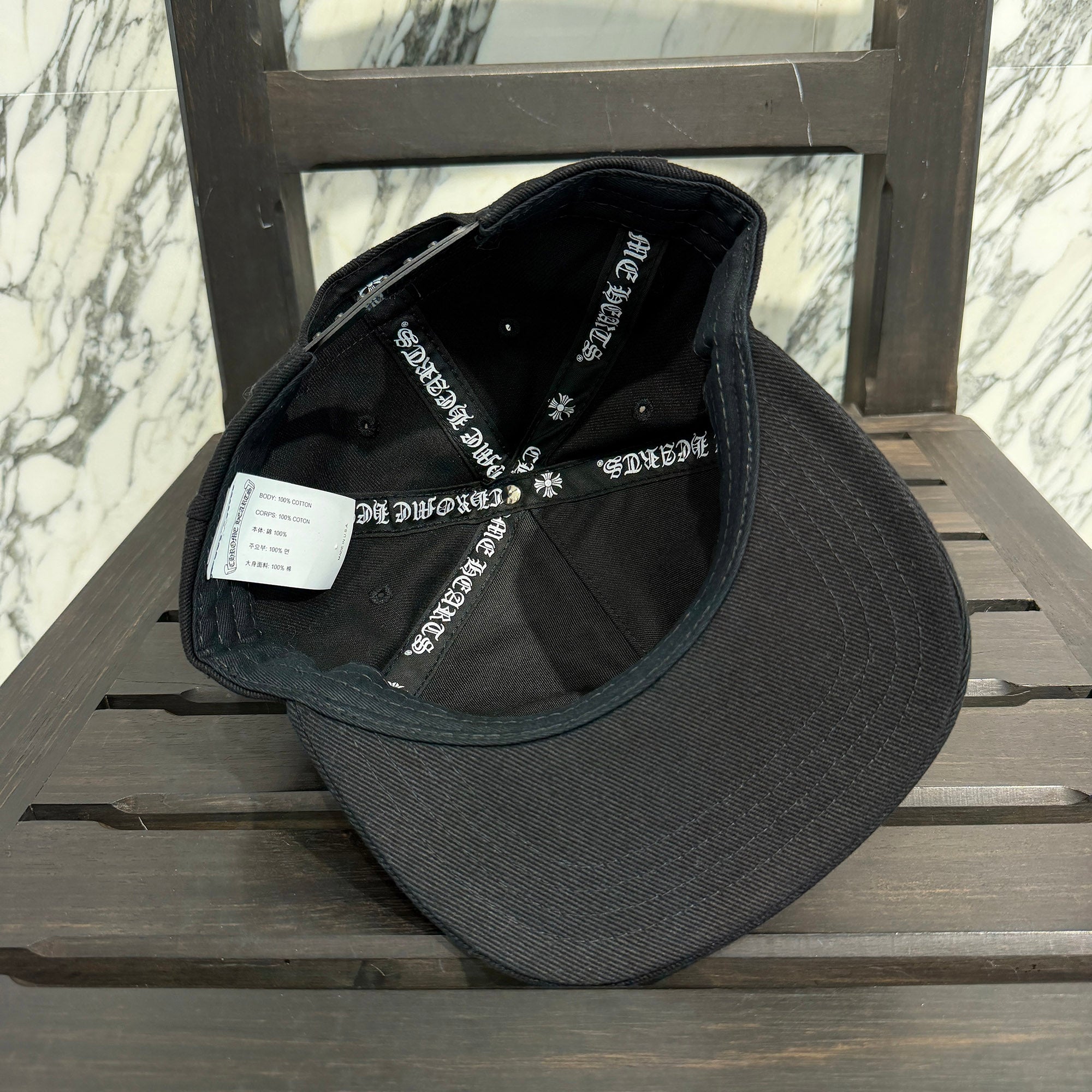 CHROME HEARTS CH Plus Horseshoe Embroidery Baseball Cap Size ONE SIZE (51-61) クロムハーツ CHプラス ホースシュー 刺繍 ベースボールキャップ サイズONE SIZE (51-61)