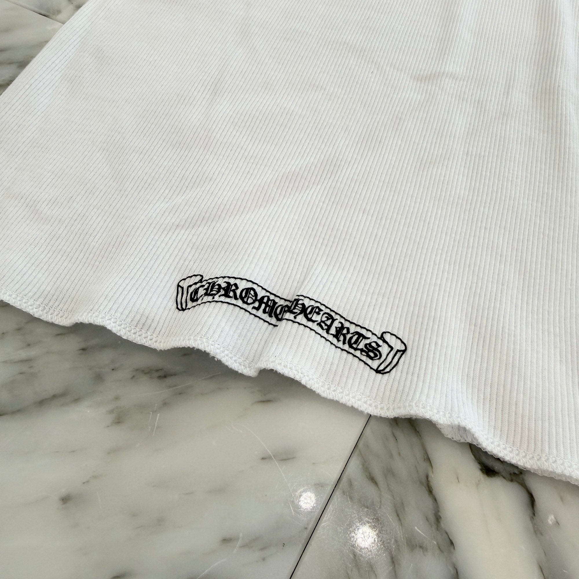 CHROME HEARTS Cannes Limited Beads Embroidery BS Flare Tank Top Size XS/S クロムハーツ カンヌ限定 ビーズ刺繍 BS フレア タンクトップ サイズXS/S