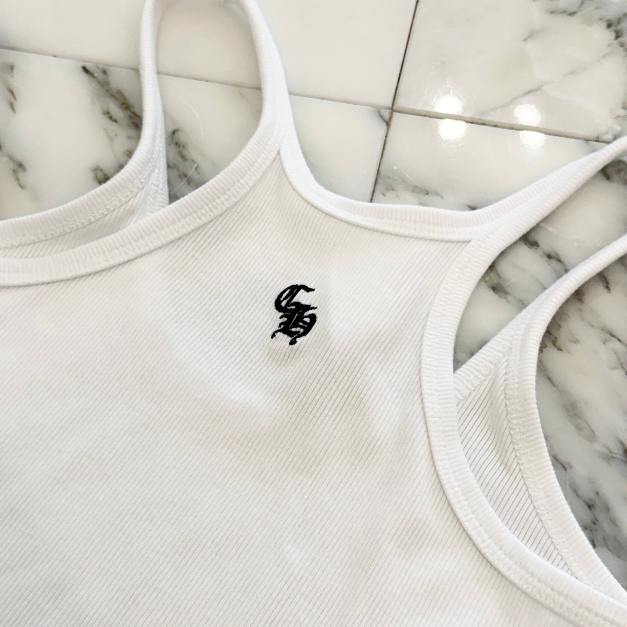CHROME HEARTS Y NOT CH Plus Logo Embroidery Rayon Camisole Size XS クロムハーツ ワイノット CHプラス ロゴ刺繍 レーヨン キャミソール サイズXS