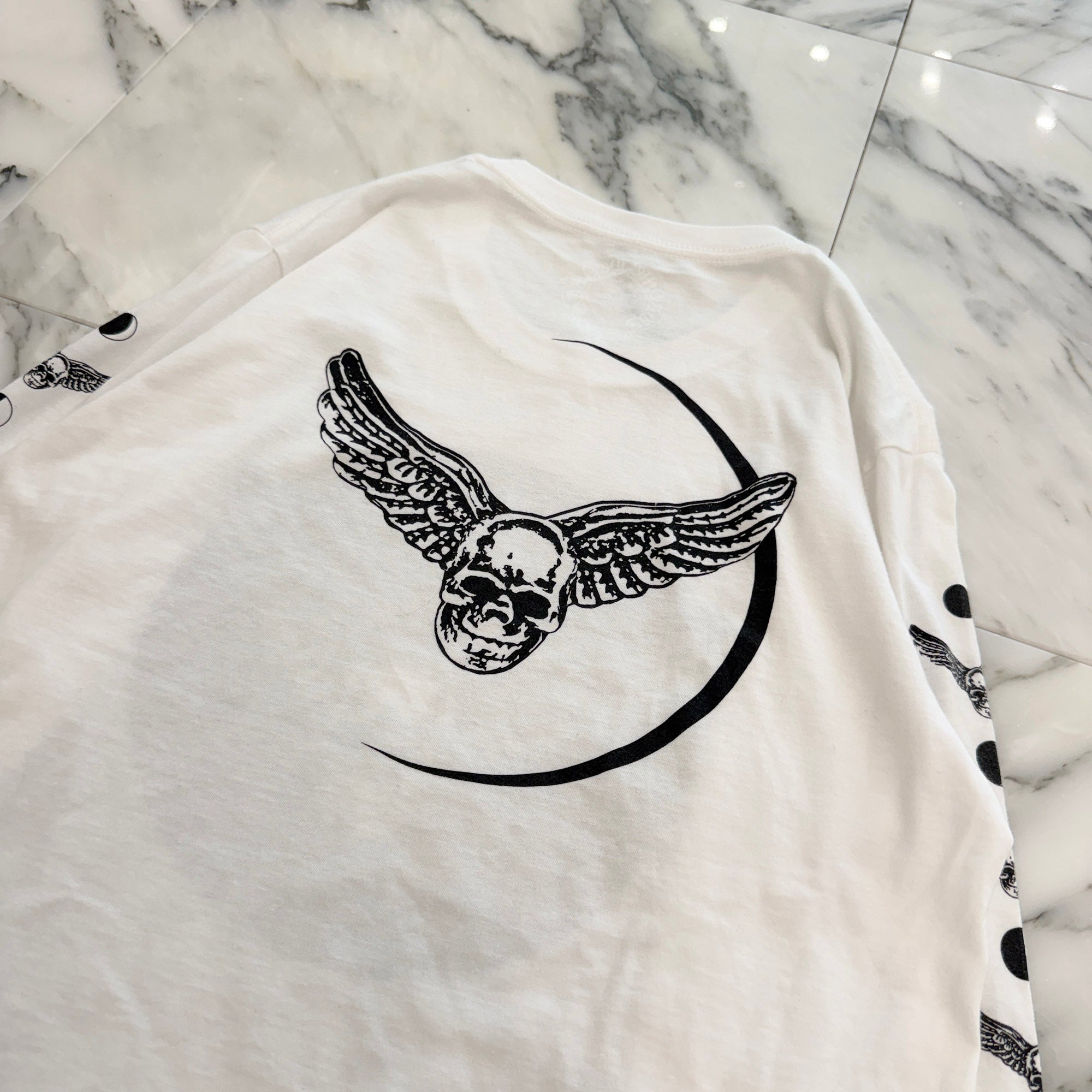 CHROME HEARTS FOTI Wing Crescent Moon Long Sleeve Tee Size S クロムハーツ フォティ ウイング クレセントムーン ロングスリーブTシャツ サイズS
