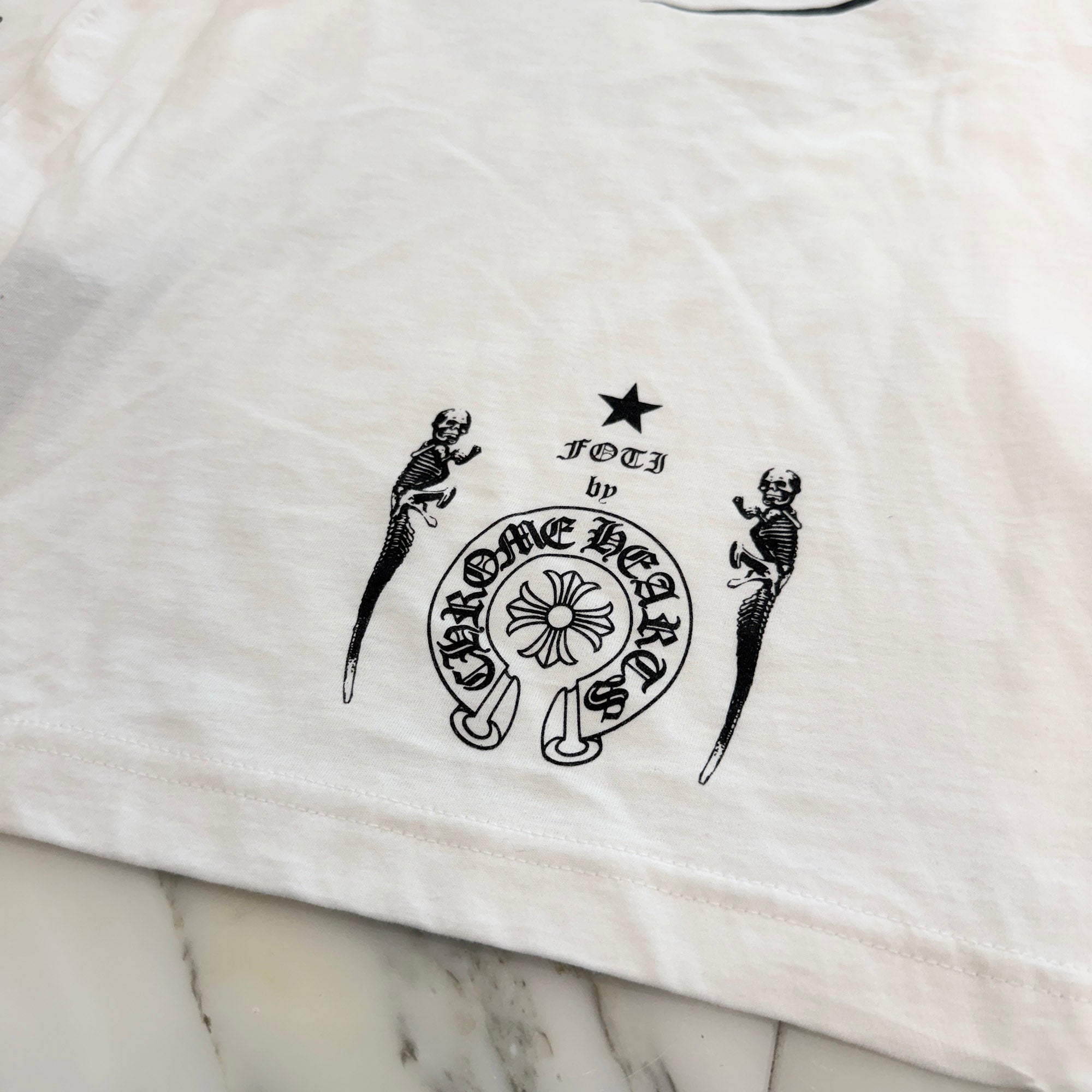 CHROME HEARTS FOTI Wing Crescent Moon Long Sleeve Tee Size S クロムハーツ フォティ ウイング クレセントムーン ロングスリーブTシャツ サイズS