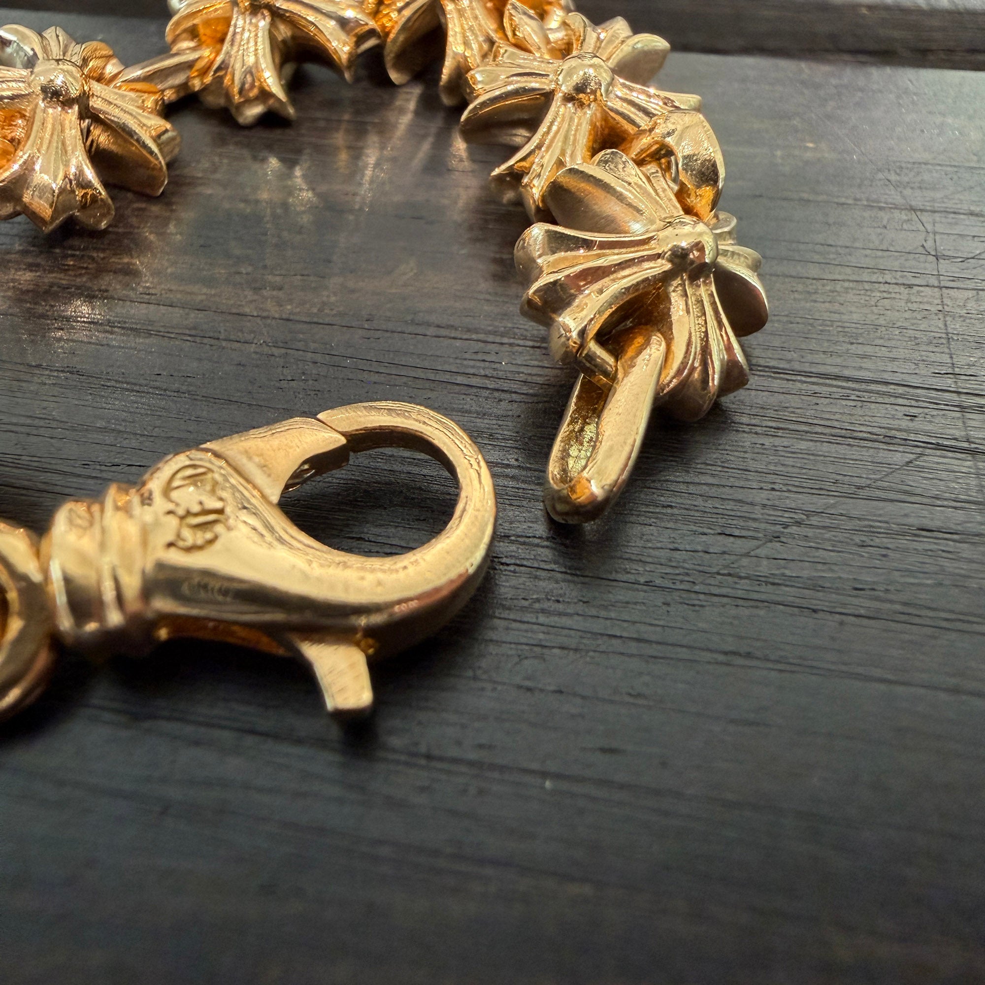 CHROME HEARTS 22K X LINK CH Plus Bracelet 16 LINK クロムハーツ 22Ｋ Xリンク CHプラス ブレスレット 16リンク