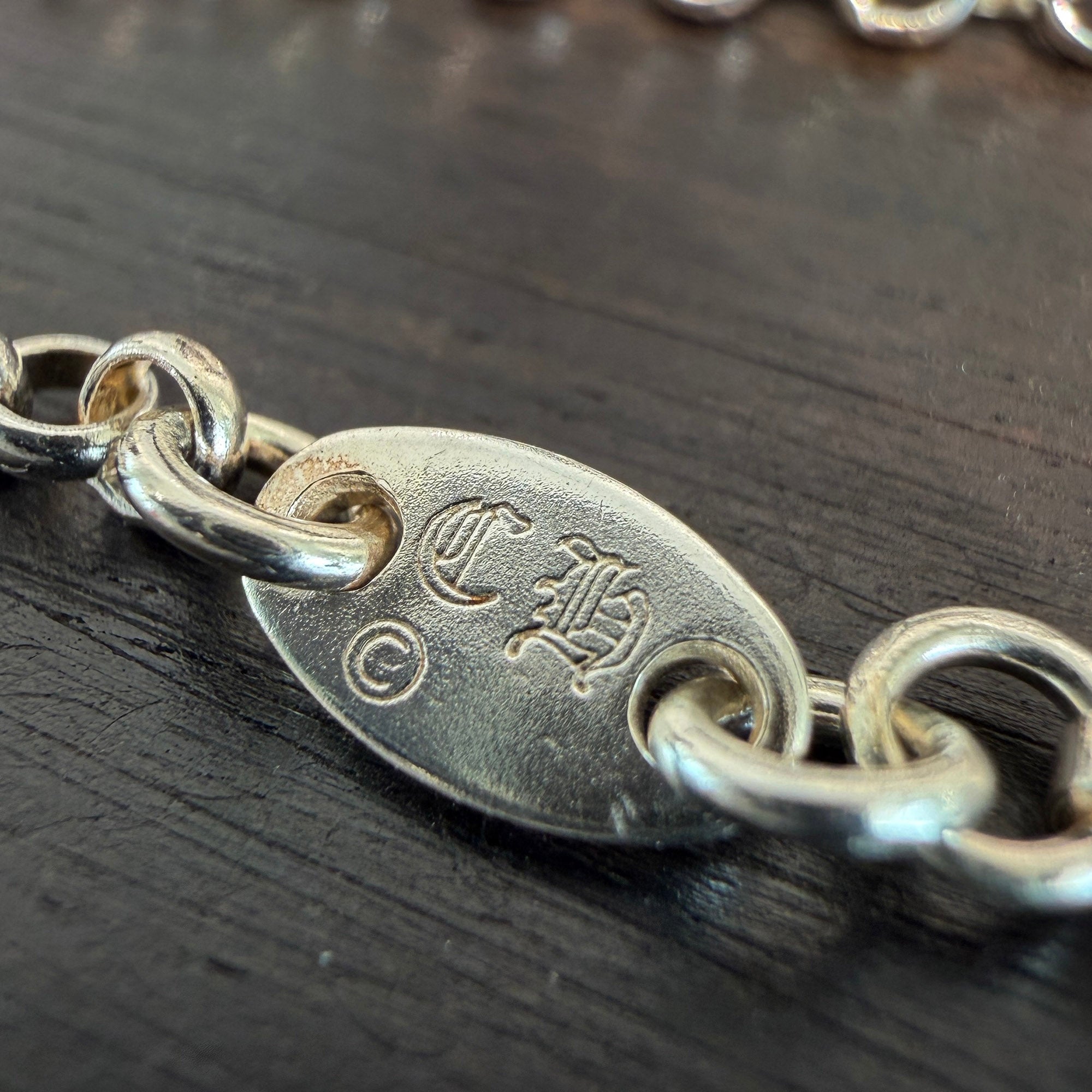 CHROME HEARTS Roll Chain Necklace Size 18 Inch クロムハーツ ロール