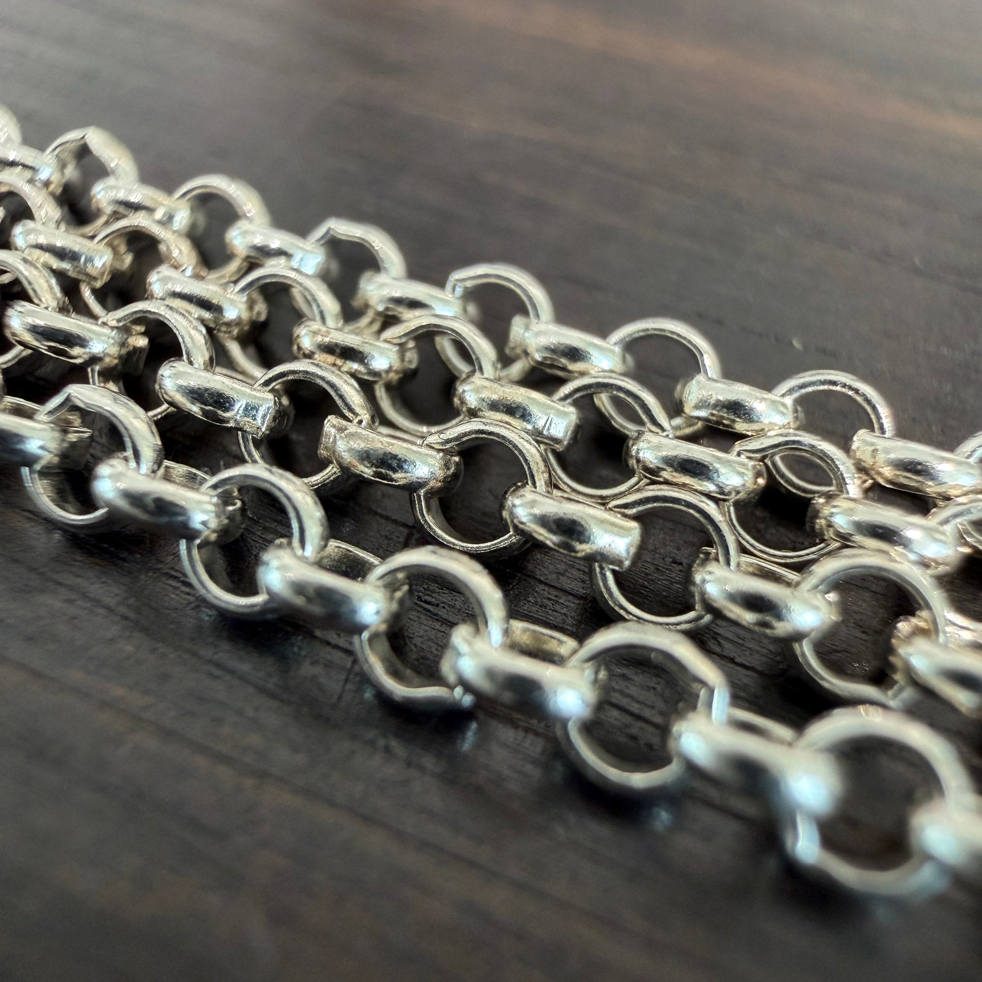 CHROME HEARTS Roll Chain Necklace Size 18 Inch クロムハーツ ロール
