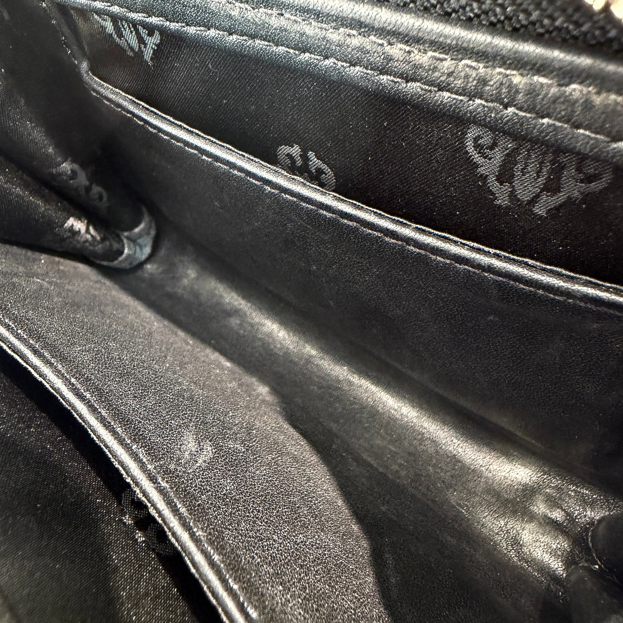 CHROME HEARTS CH Plus Patch Round Zip Coin Case クロムハーツ CH
