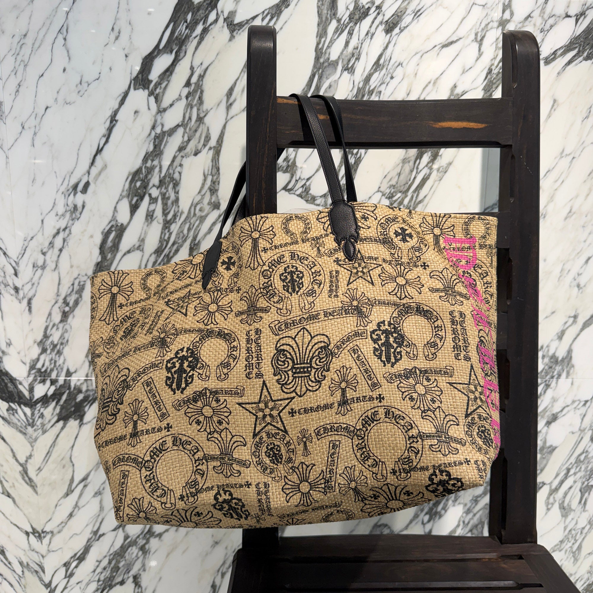 CHROME HEARTS MALIBU Limited Multi Logo Large Beaches Bag クロムハーツ マリブ限定 マルチロゴ ラージ ビーチバッグ