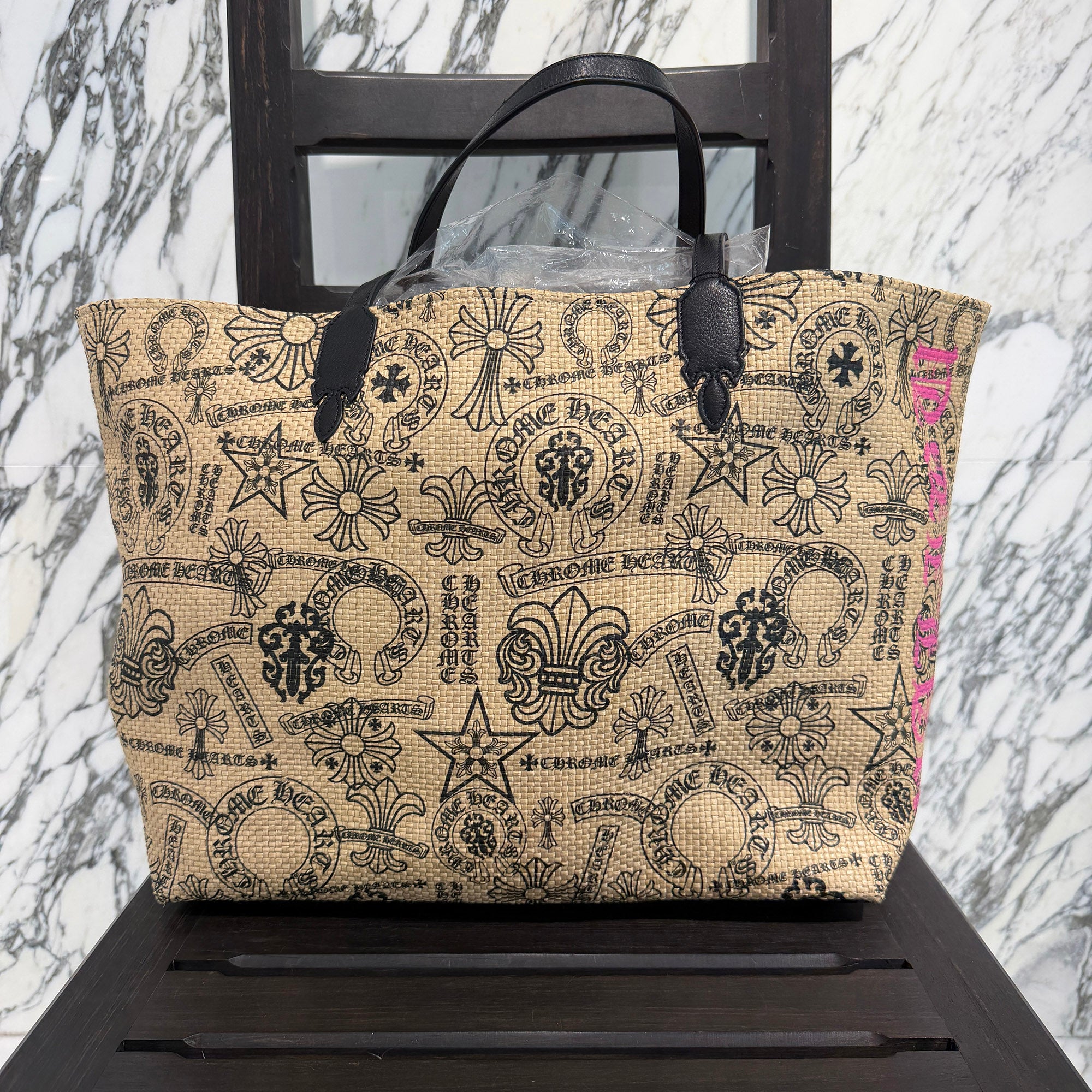 CHROME HEARTS MALIBU Limited Multi Logo Large Beaches Bag クロムハーツ マリブ限定 マルチロゴ ラージ ビーチバッグ