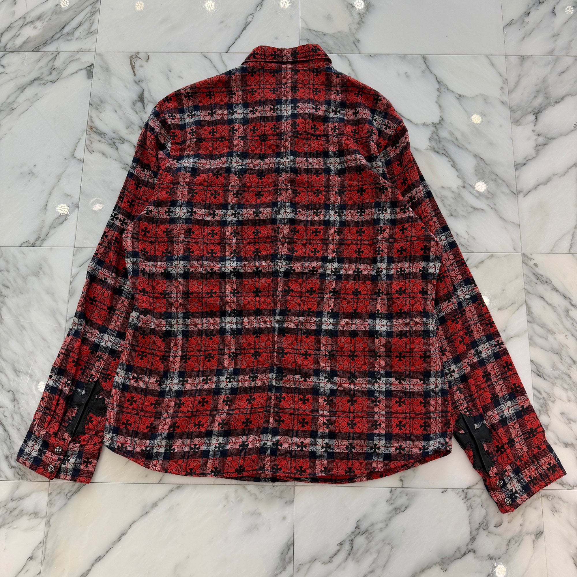 CHROME HEARTS Loose Ends Check Shirt Size XL クロムハーツ ルーズエンド チェックシャツ サイズXL