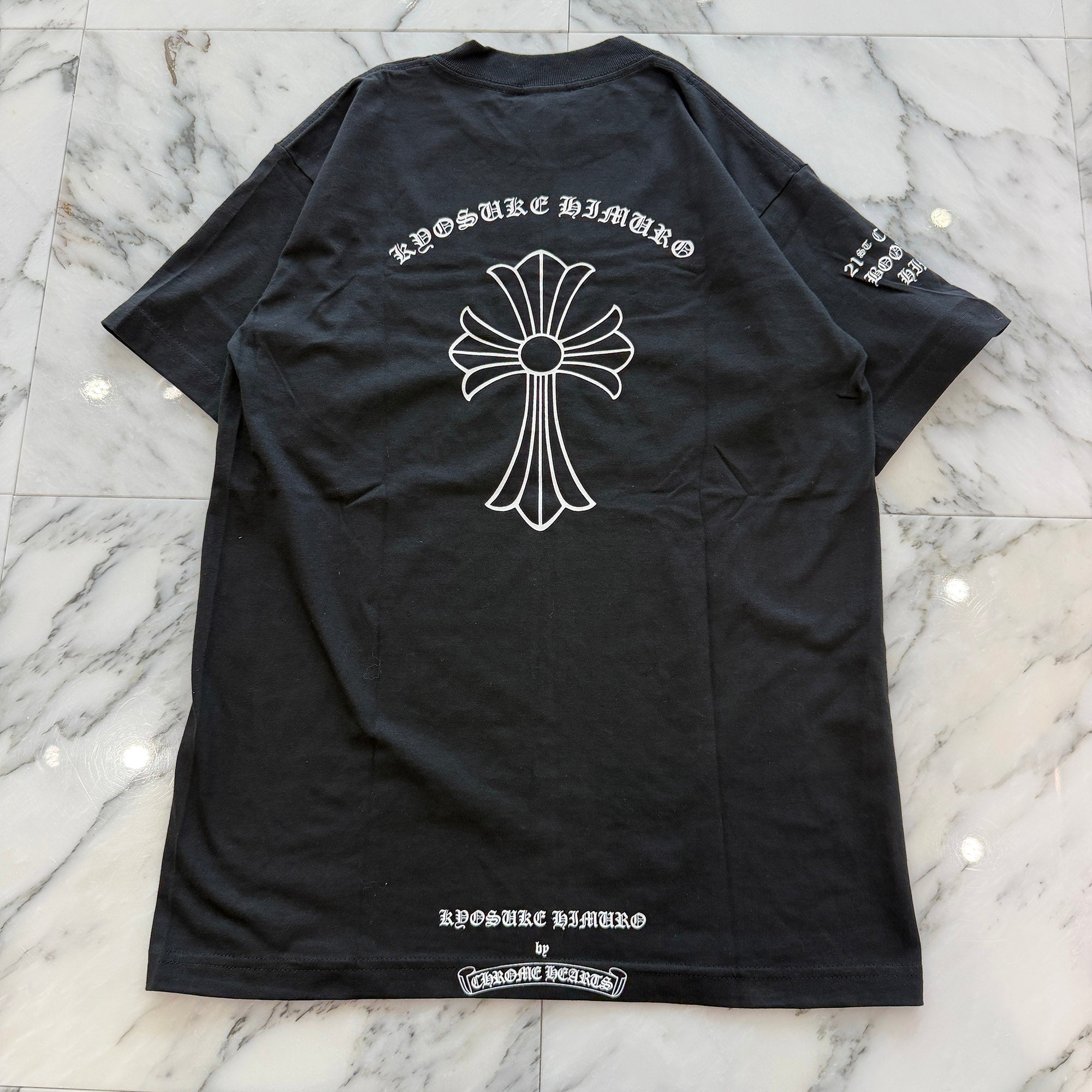CHROME HEARTS× KYOSUKE HIMURO "21st Century BOOWY VS HIMURO 2004" CH Cross Tee Size M クロムハーツ × 氷室京介 "21st センチュリー ボウイズ バーサス ヒムロ 2004" CH クロス Tシャツ サイズM