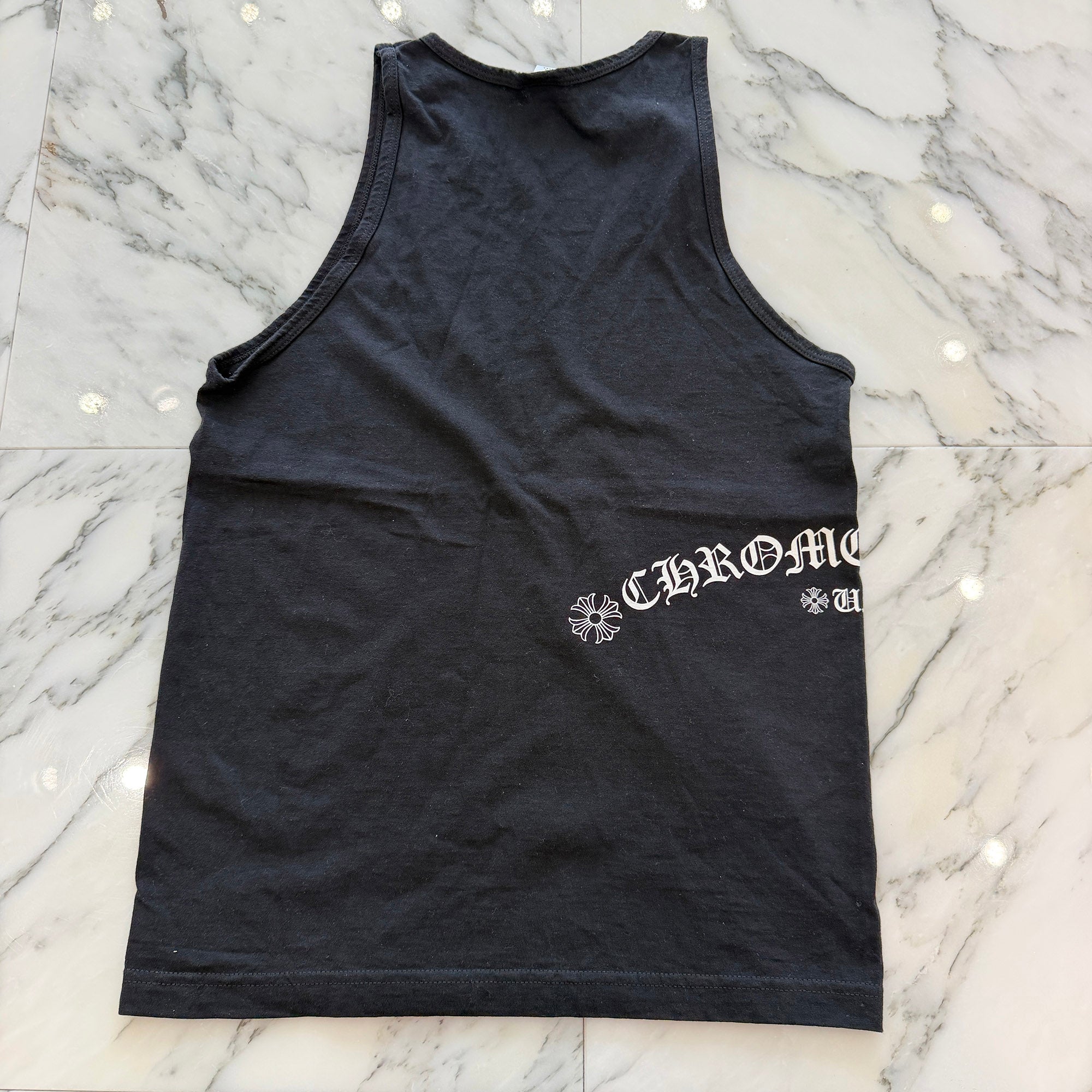 CHROME HEARTS Side Arch Logo Sleeveless Tee Size S クロムハーツ サイドアーチロゴ ノースリーブ Tシャツ サイズS
