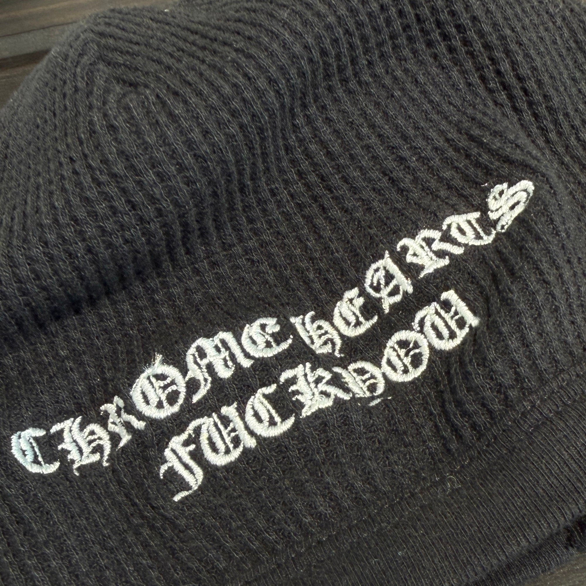 CHROME HEARTS FUCK YOU Embroidery Beanie クロムハーツ ファックユー 刺繍 ビーニー