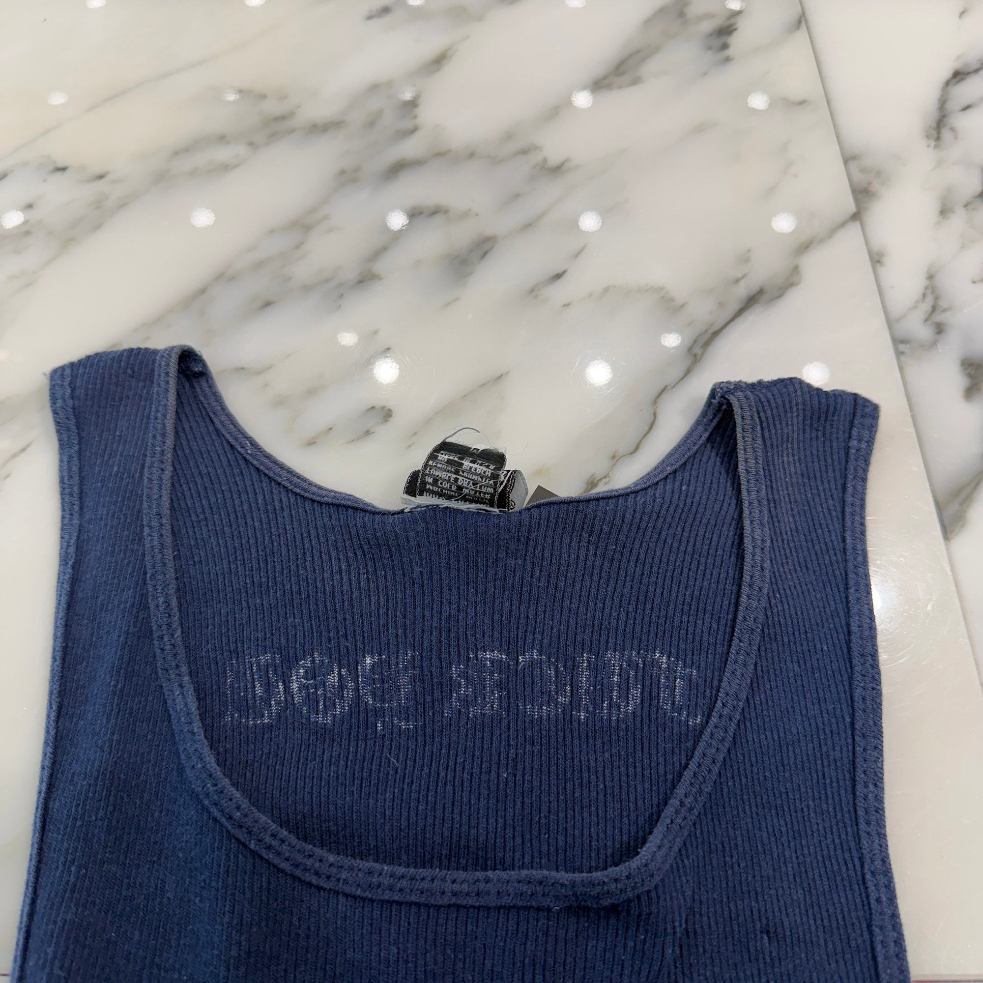 CHROME HEARTS CH Cross Side Vertical Logo Fuck You Tank Top Size M クロムハーツ CHクロス サイド ヴァーティカルロゴ ファックユー タンクトップ サイズM