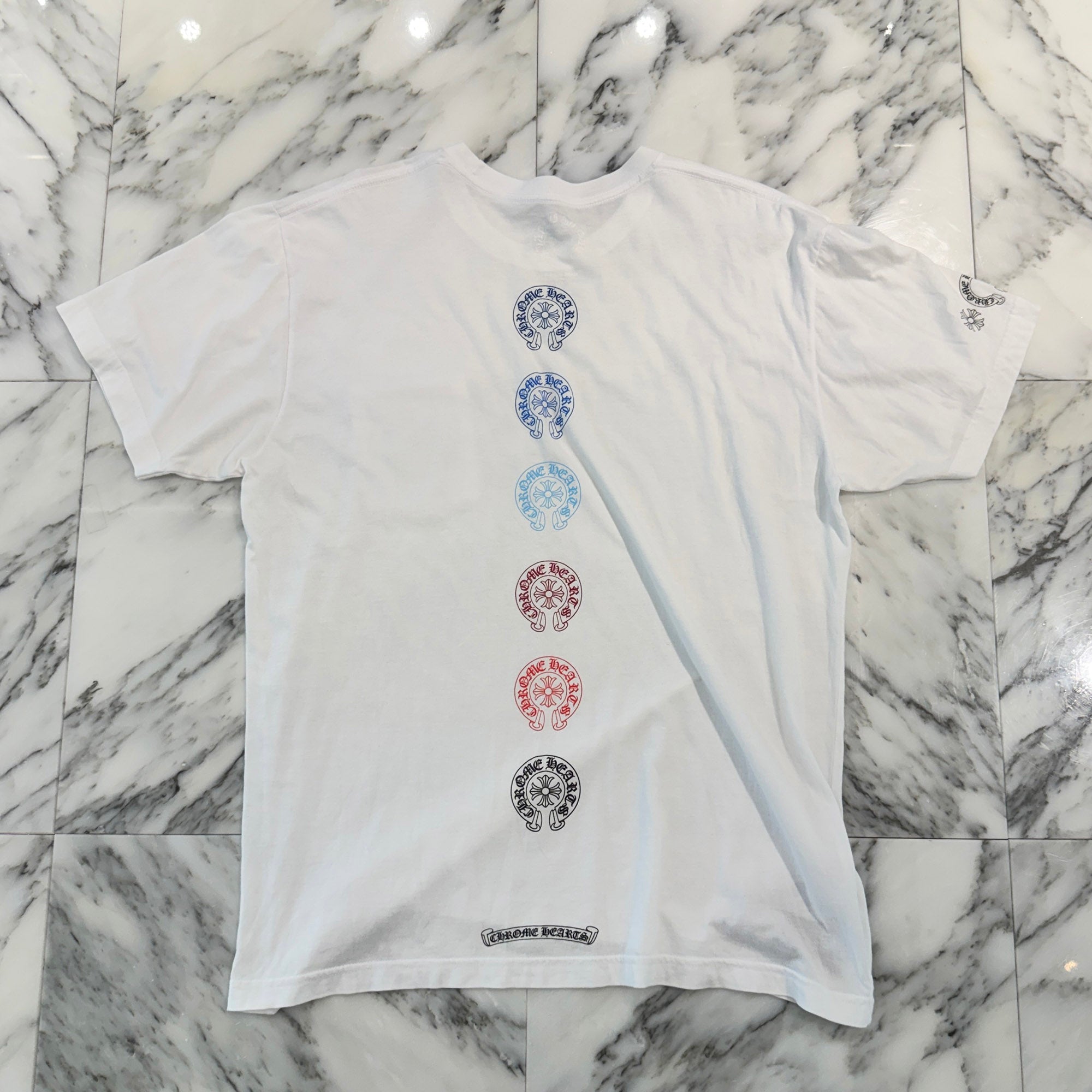 CHROME HEARTS Multi Color Horseshoe Tee Size XL クロムハーツ マルチカラー ホースシュー Tシャツ サイズXL