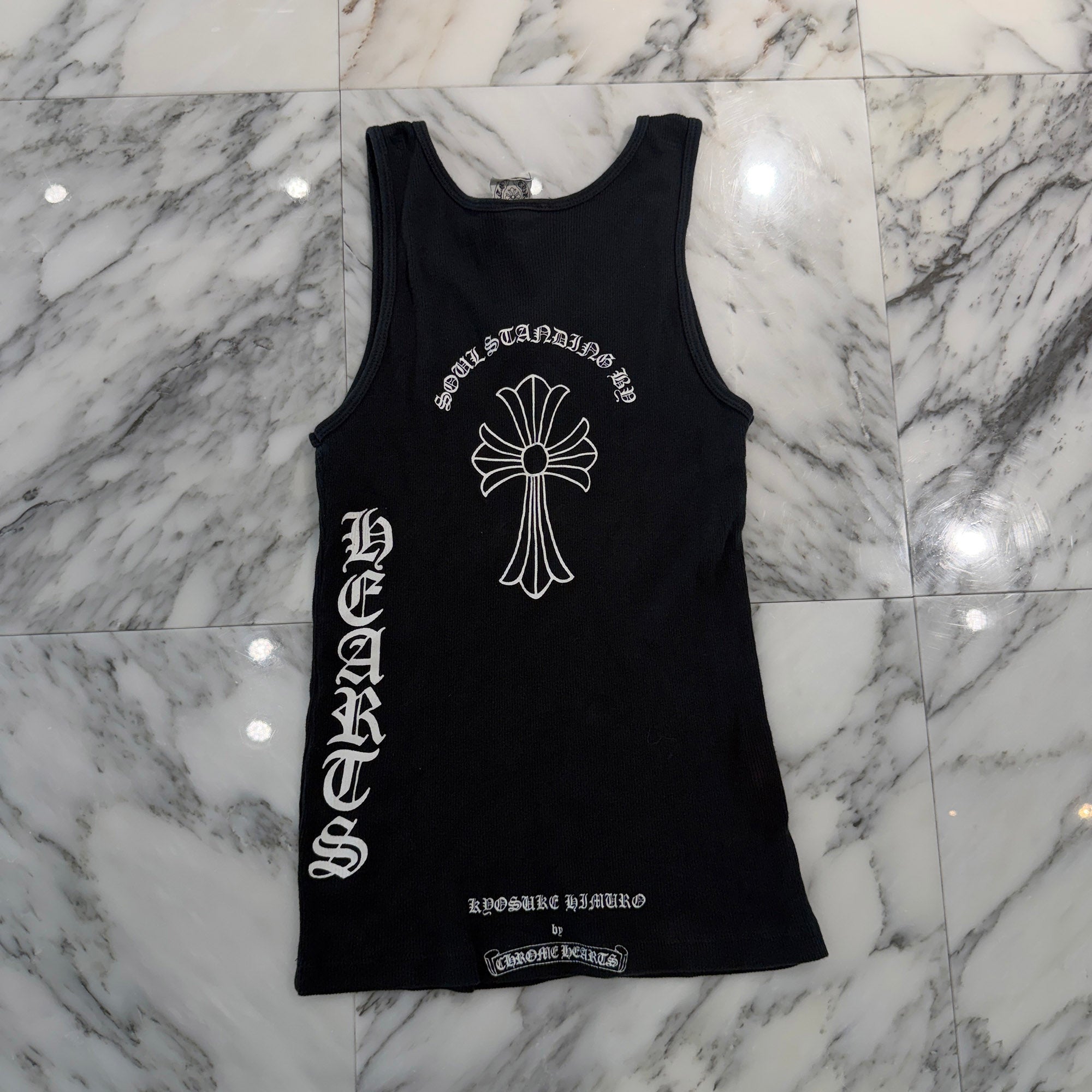 CHROME HEARTS× KYOSUKE HIMURO "Soul Standing By" 2004 TOUR Tank Top Size M クロムハーツ × 氷室京介 "ソウル・スタンディング・バイ" 2004 ツアー タンクトップ サイズM
