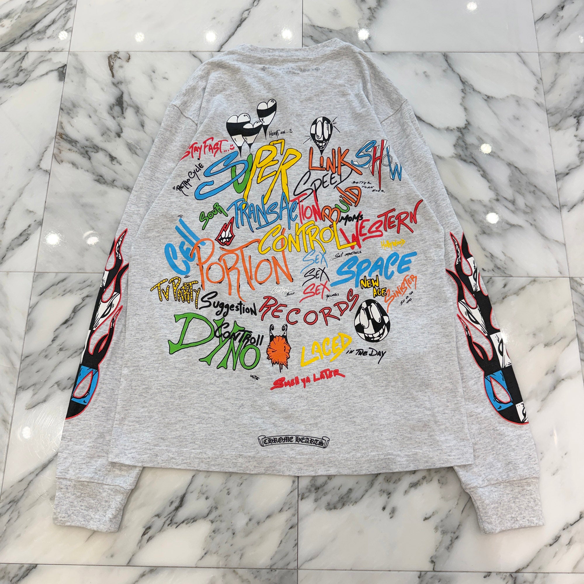 CHROME HEARTS × MATTY BOY 2021SS PPO STAY FAST Long Sleeve Tee Size M クロムハーツ × マッティボーイ PPO スティファスト ロングスリーブ Tシャツ サイズM