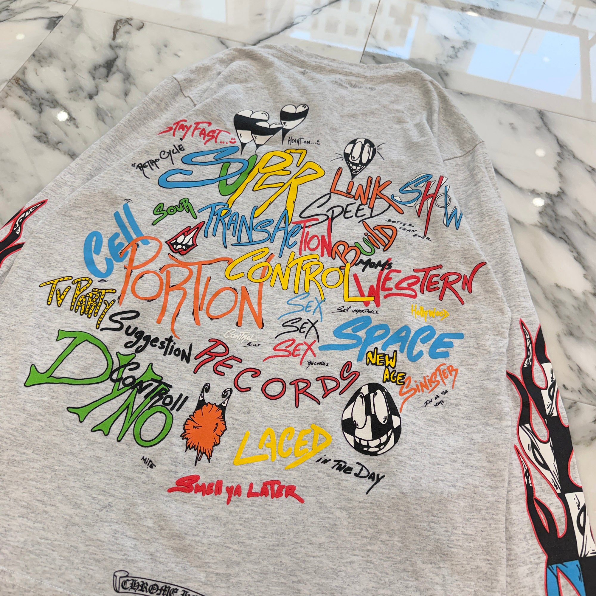 CHROME HEARTS × MATTY BOY 2021SS PPO STAY FAST Long Sleeve Tee Size M クロムハーツ × マッティボーイ PPO スティファスト ロングスリーブ Tシャツ サイズM