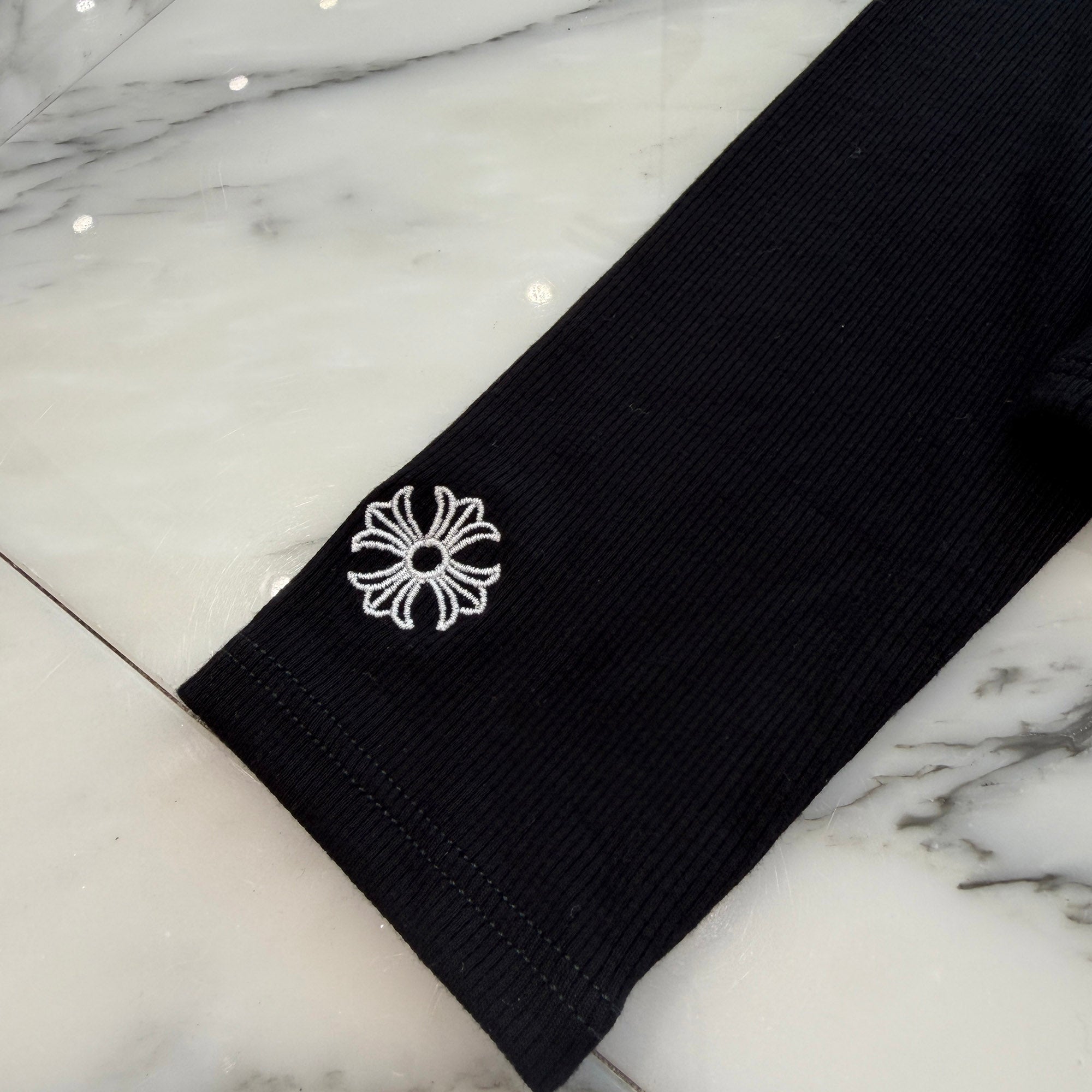CHROME HEARTS Y NOT CH Plus Embroidery Rayon Long Sleeve Tee Size Size XS クロムハーツ ワイノット CHプラス刺繍 レーヨン ロングスリーブTシャツ サイズXS
